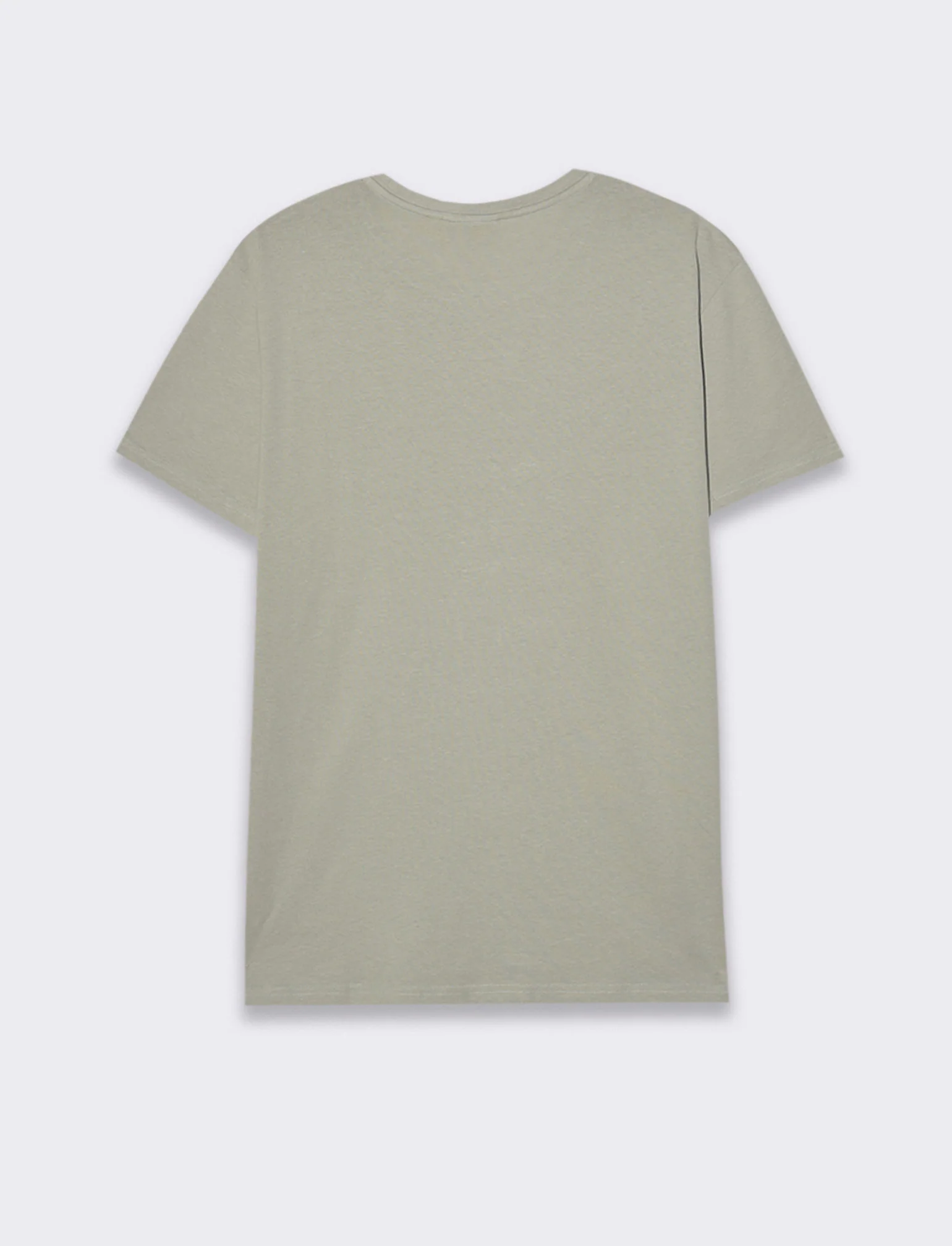 T-shirt in cotone con stampa da uomo - Verde - Image 5