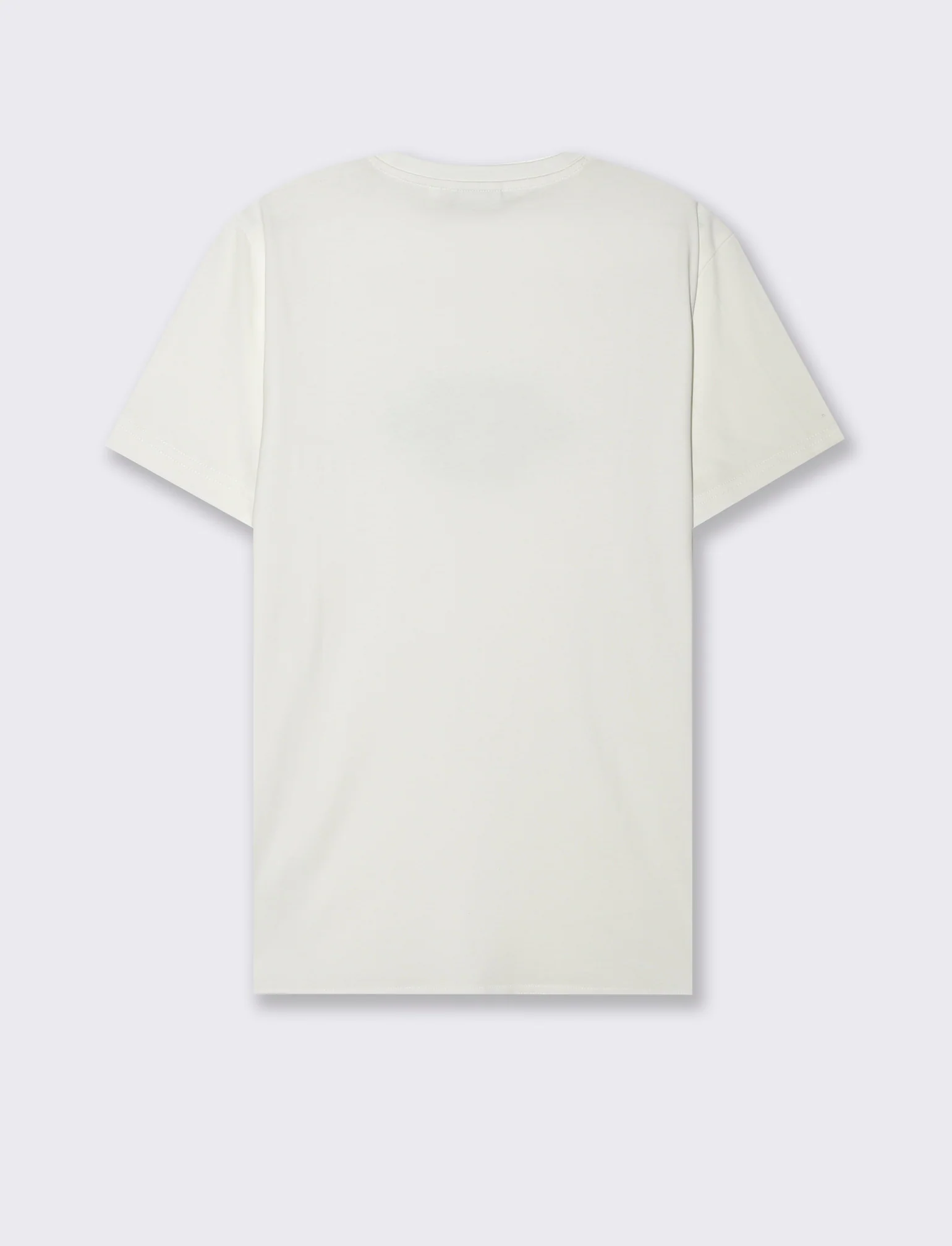 T-SHIRT IN COTONE CON STAMPA FLOCK - Bianco - Image 2