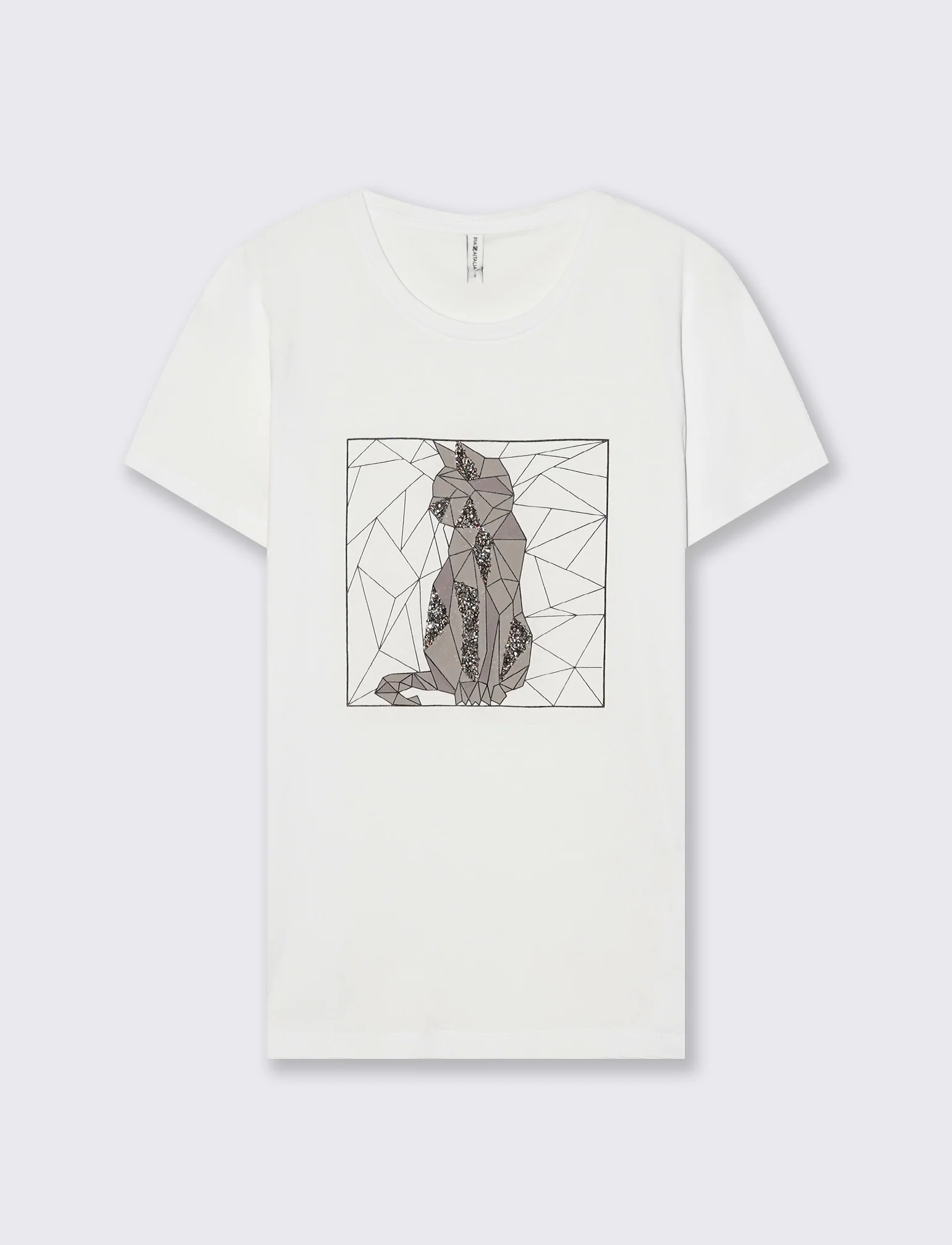 T-Shirt in Cotone con Stampa Frontale - var 3