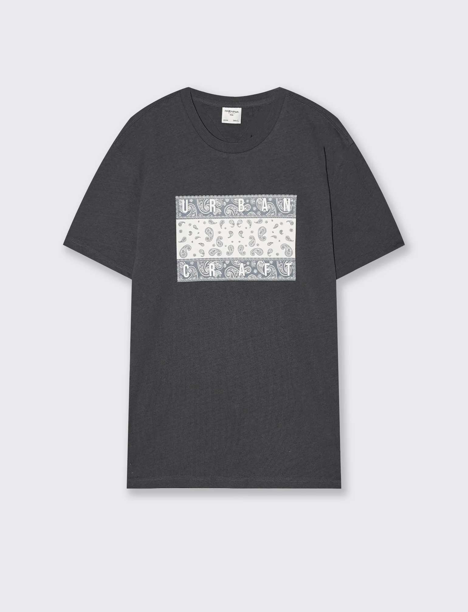 T-shirt in cotone con stampa paisley - Avion