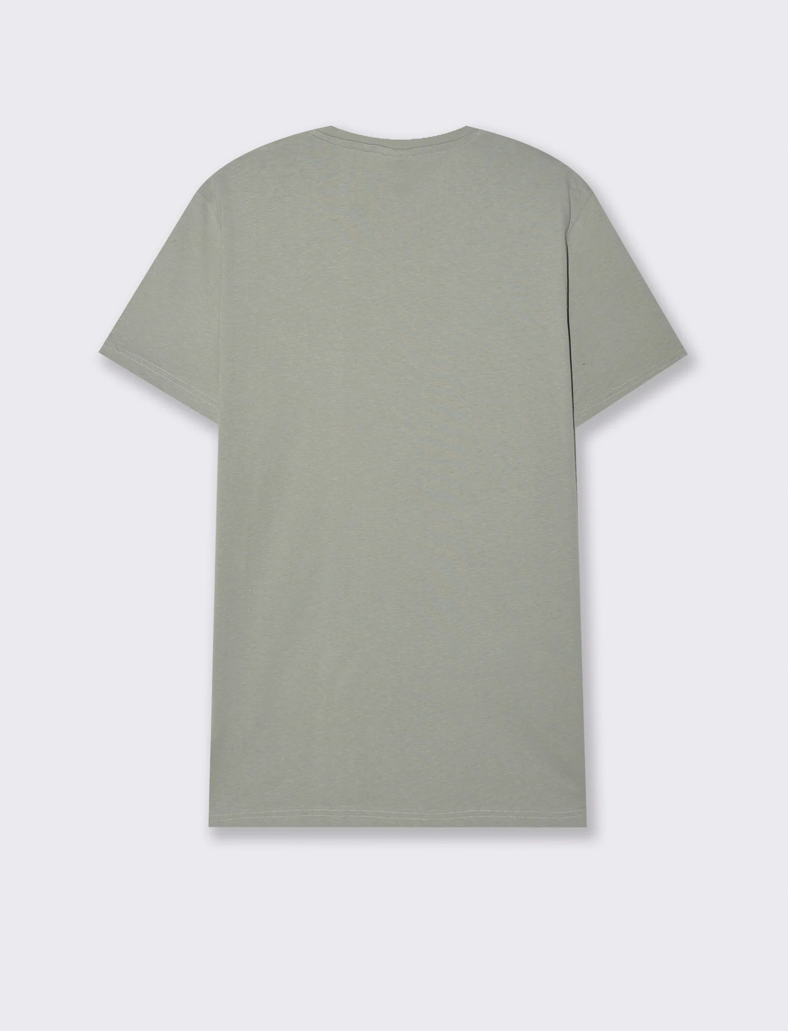 T-shirt in cotone con stampa regular fit da uomo - Verde - Image 2
