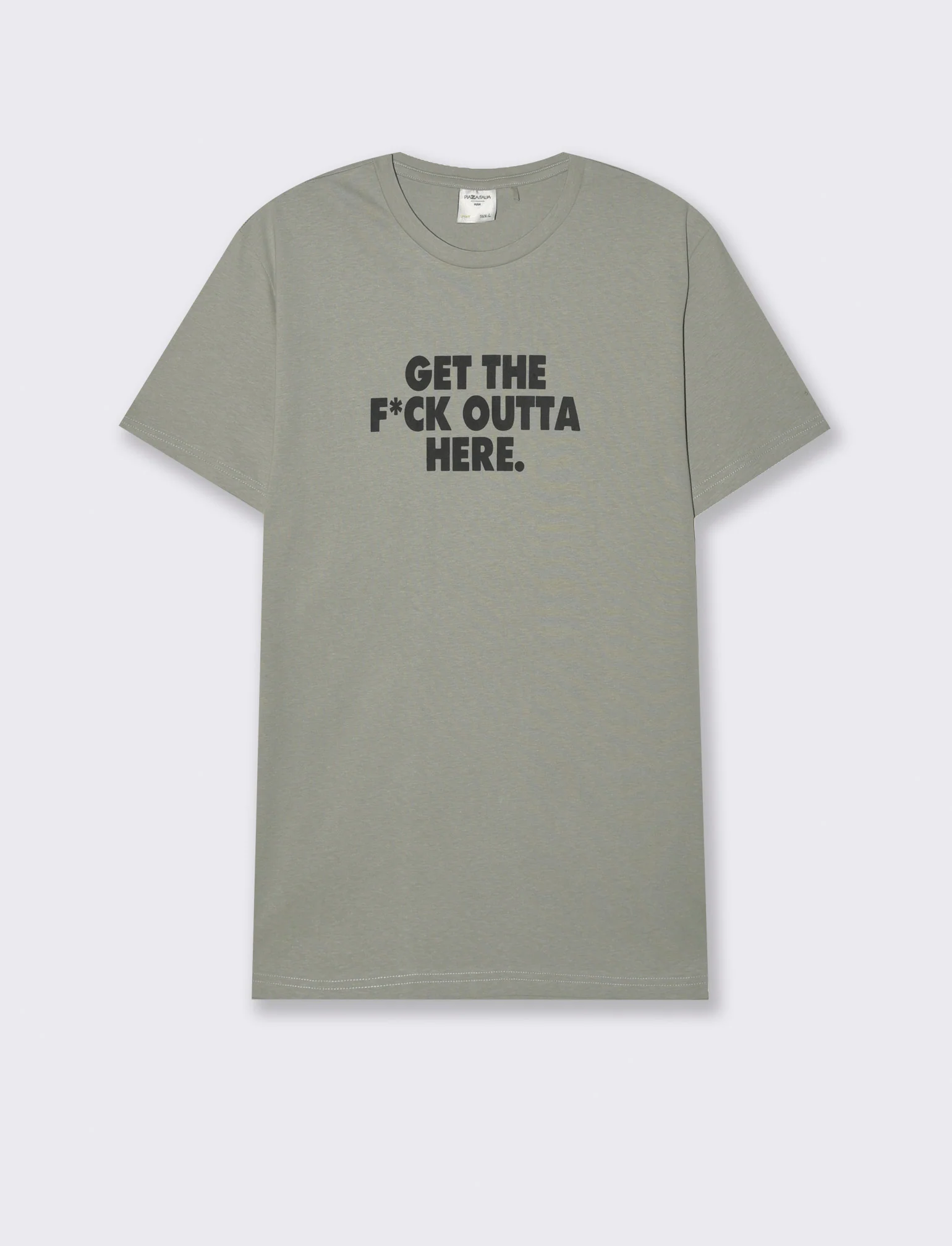 T-shirt in cotone con stampa regular fit da uomo - Verde - Image 4