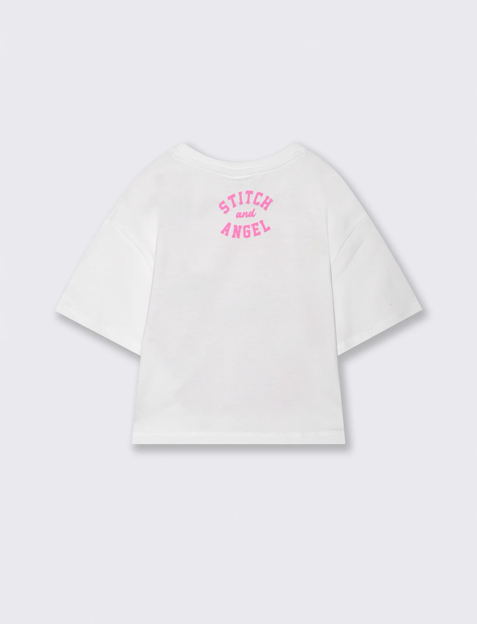 T-Shirt in cotone con stampe by Stitch - Bianco - Image 5