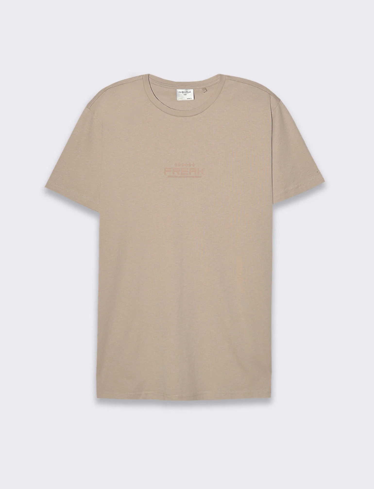 T-shirt in cotone con stampe regular fit da uomo - Beige - Image 4