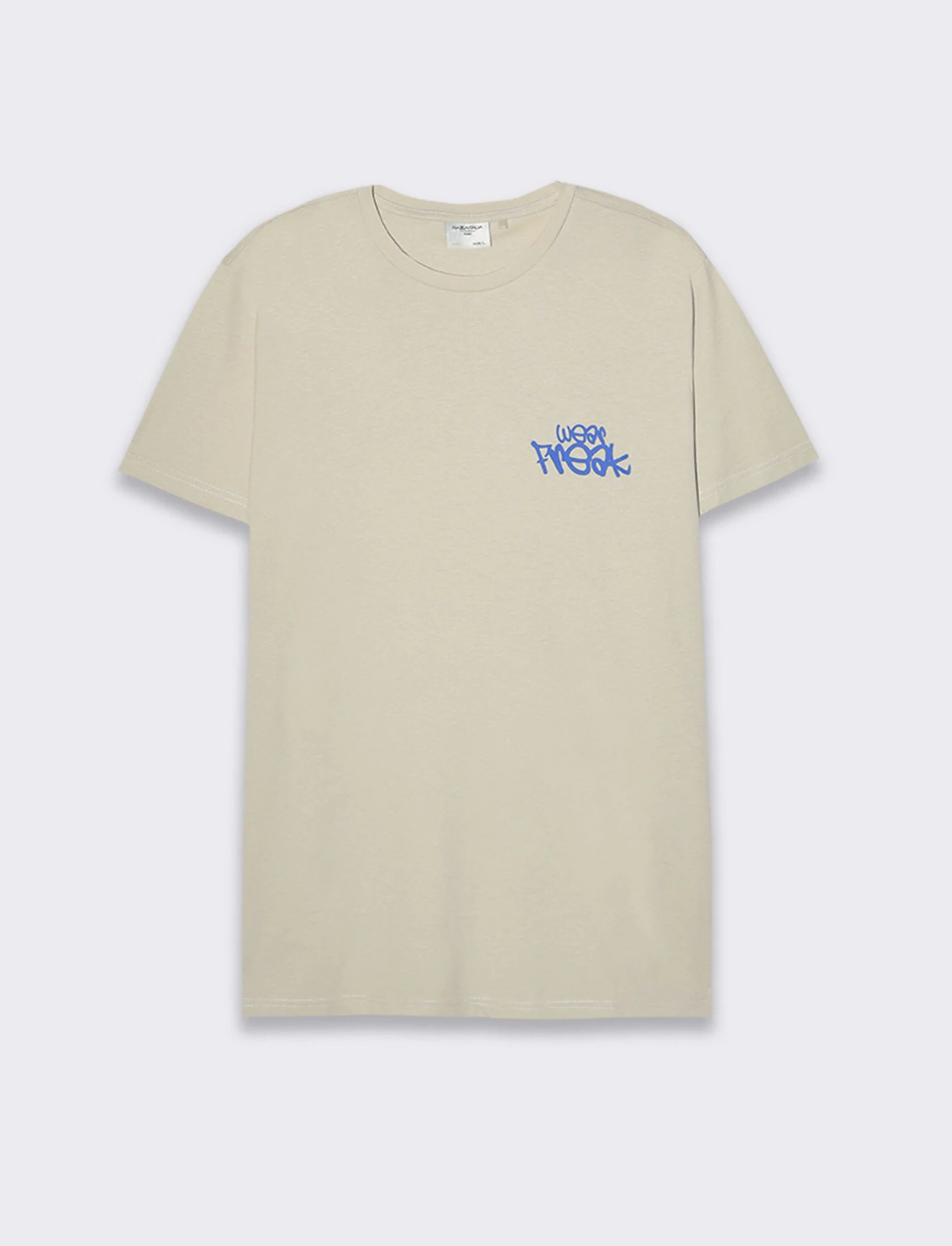 T-shirt in cotone con stampe regular fit da uomo - Grigio ghiaccio - Image 4