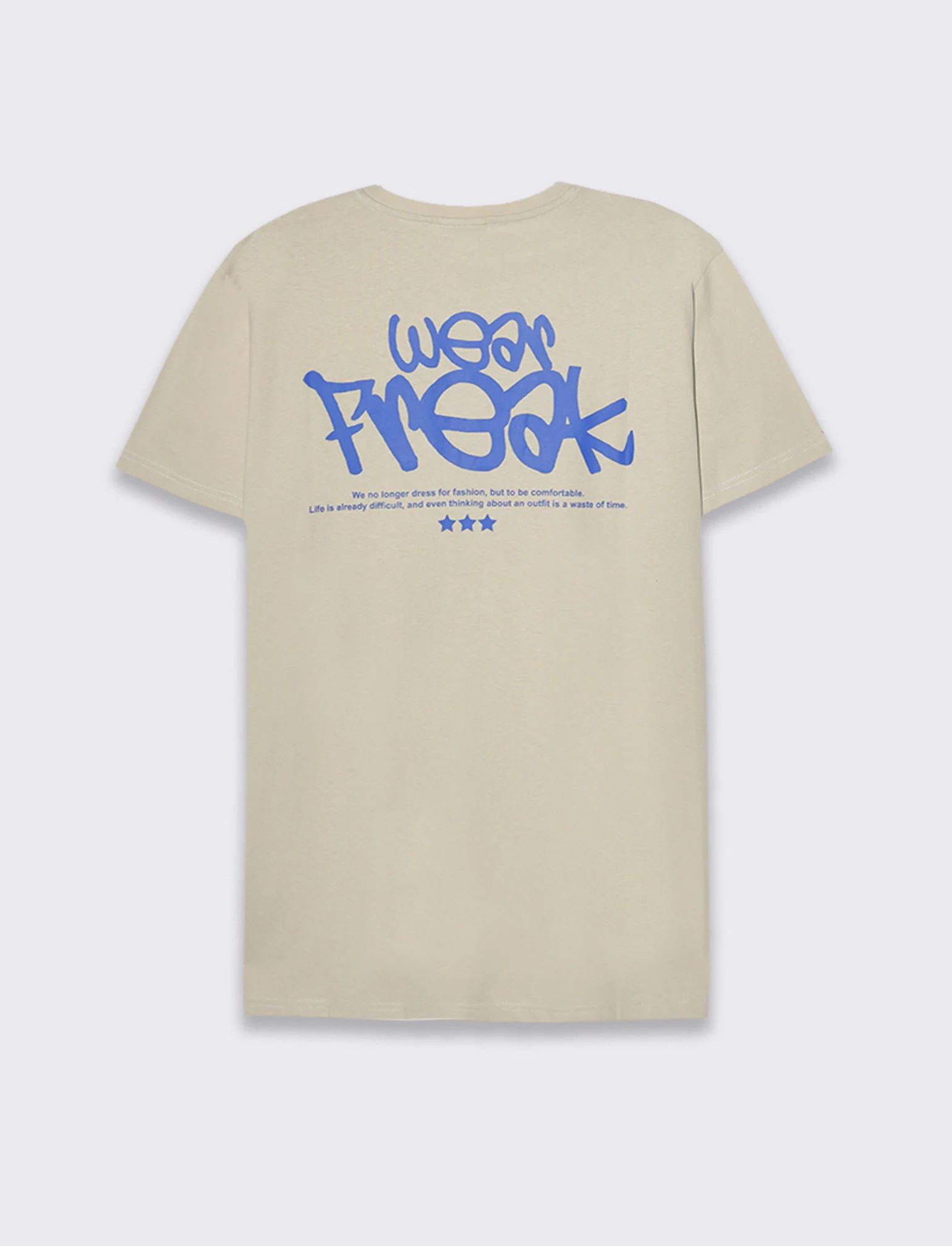 T-shirt in cotone con stampe regular fit da uomo - Grigio ghiaccio - Image 5