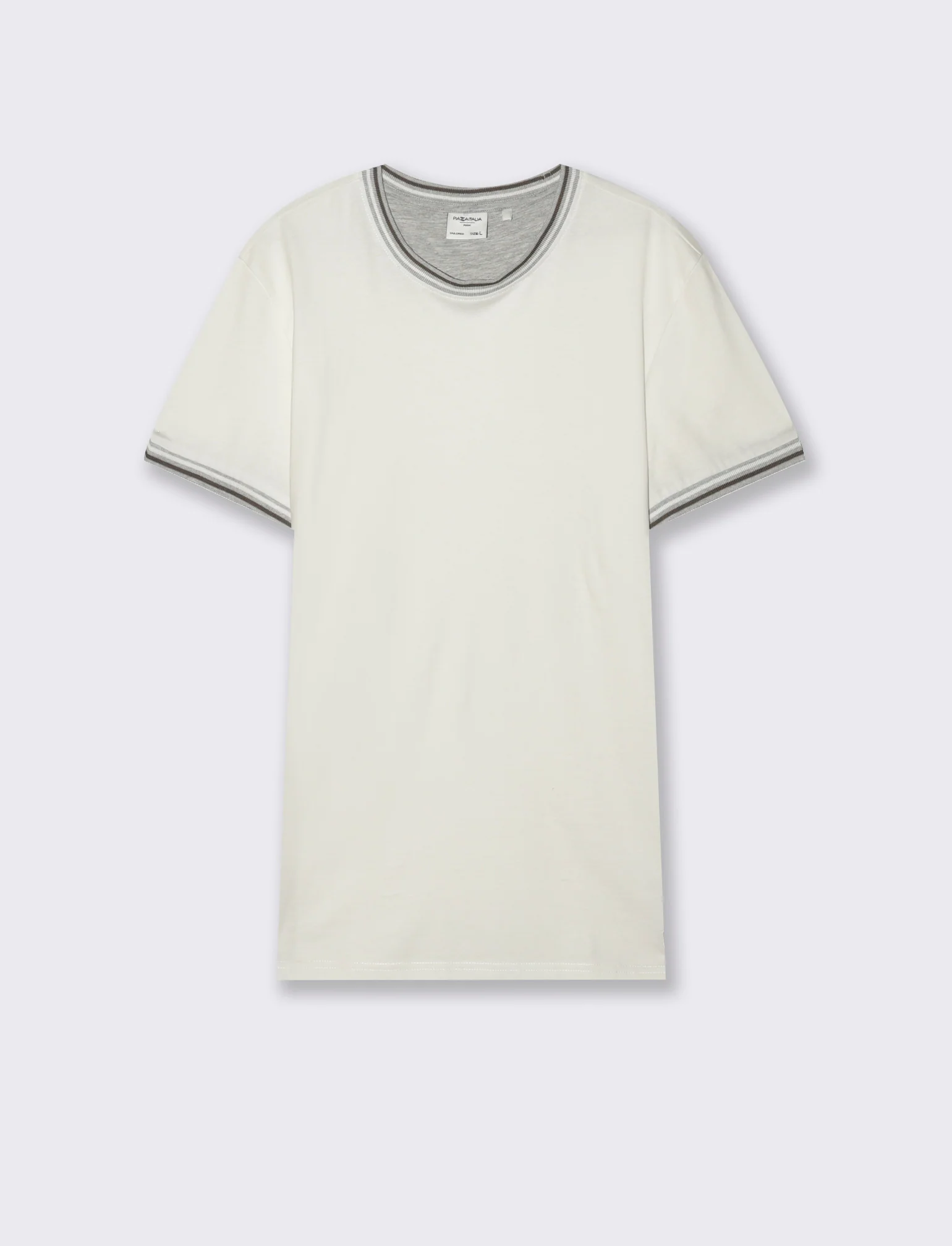 T-shirt in cotone premium da uomo - Bianco - Image 2