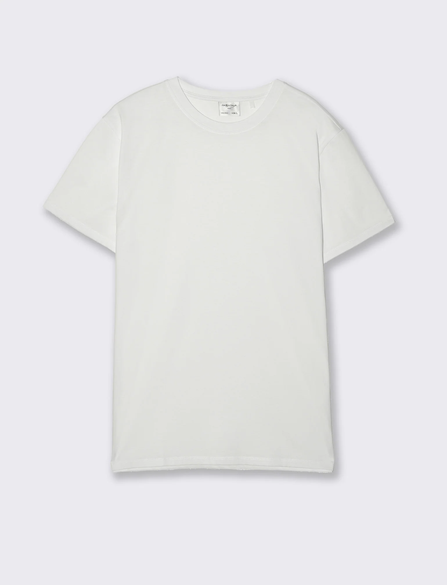 T-shirt in cotone premium mercerizzato da uomo - Bianco