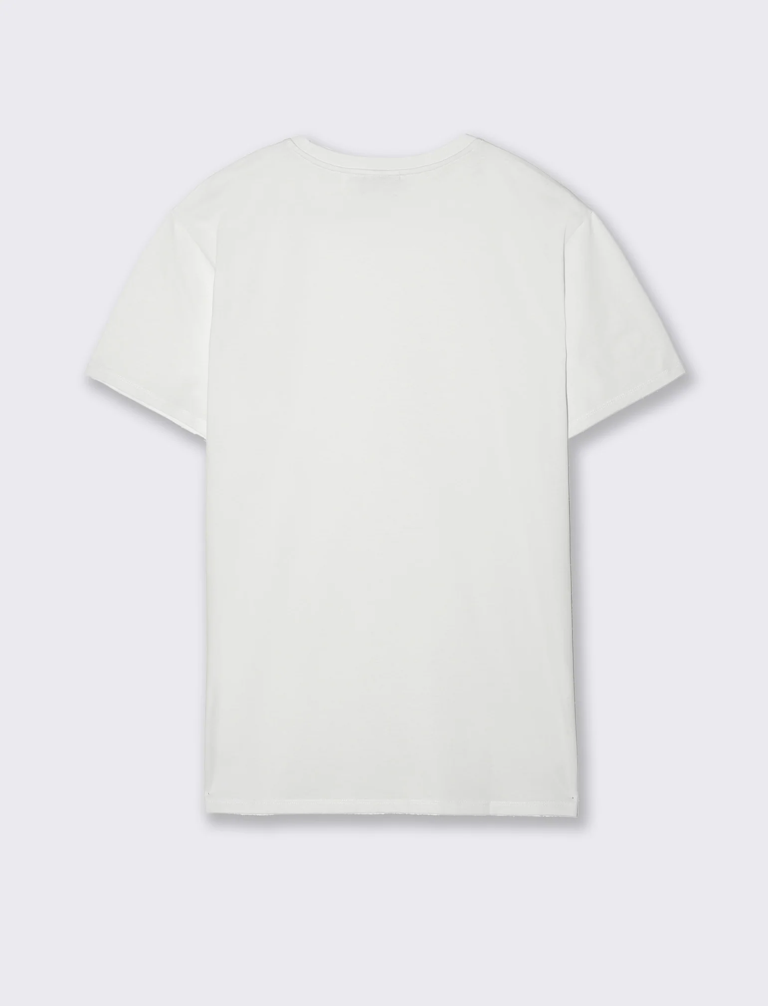 T-shirt in cotone premium mercerizzato da uomo - Bianco - Image 2