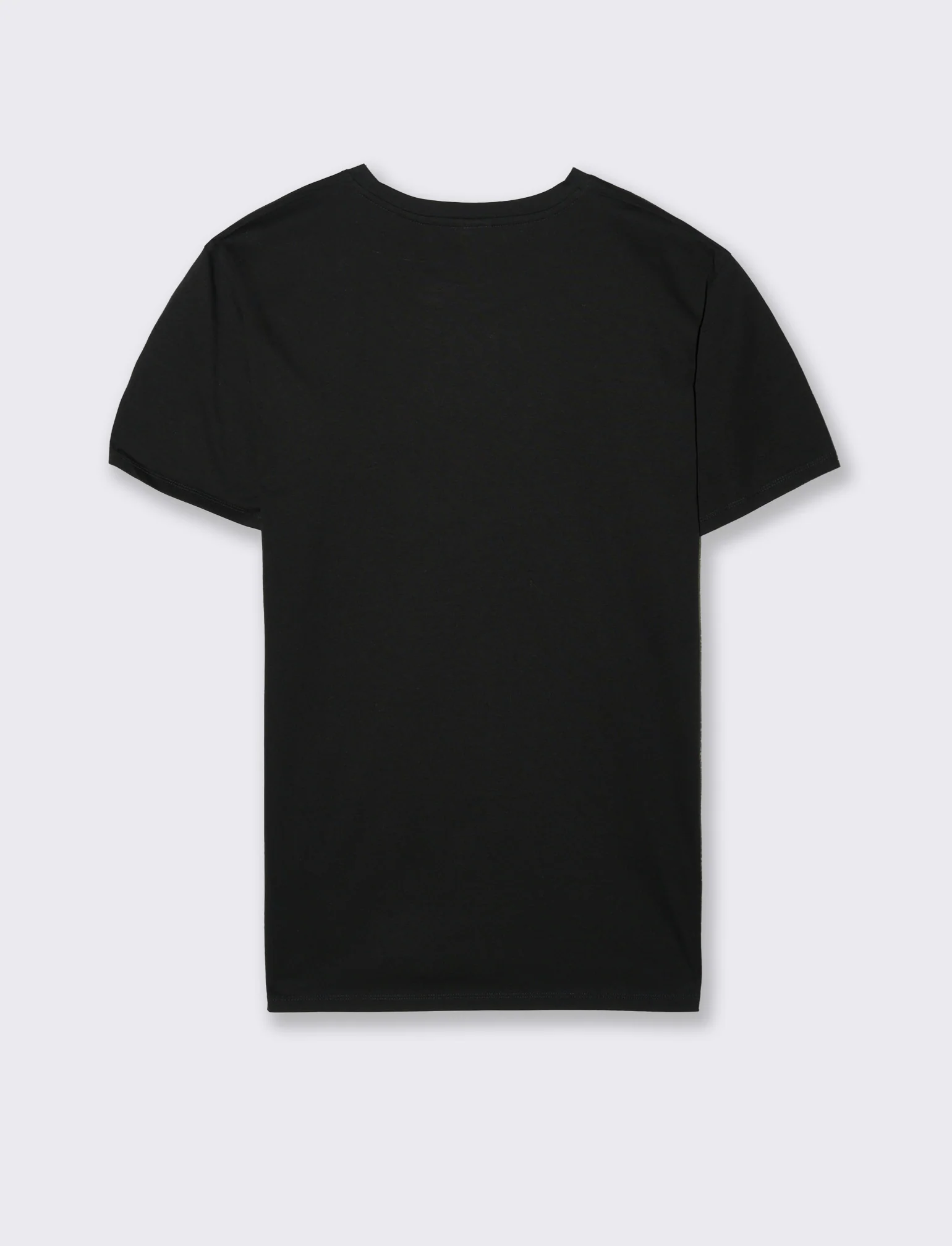 T-shirt in cotone premium mercerizzato da uomo - Nero - Image 5