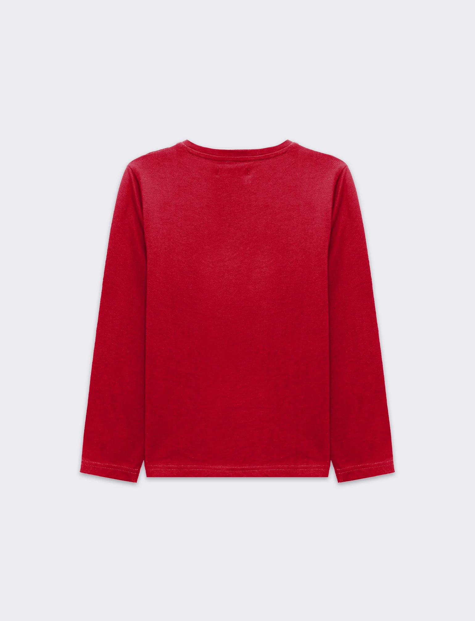 T-shirt in jersey con stampa da bambino - Rosso - Image 2