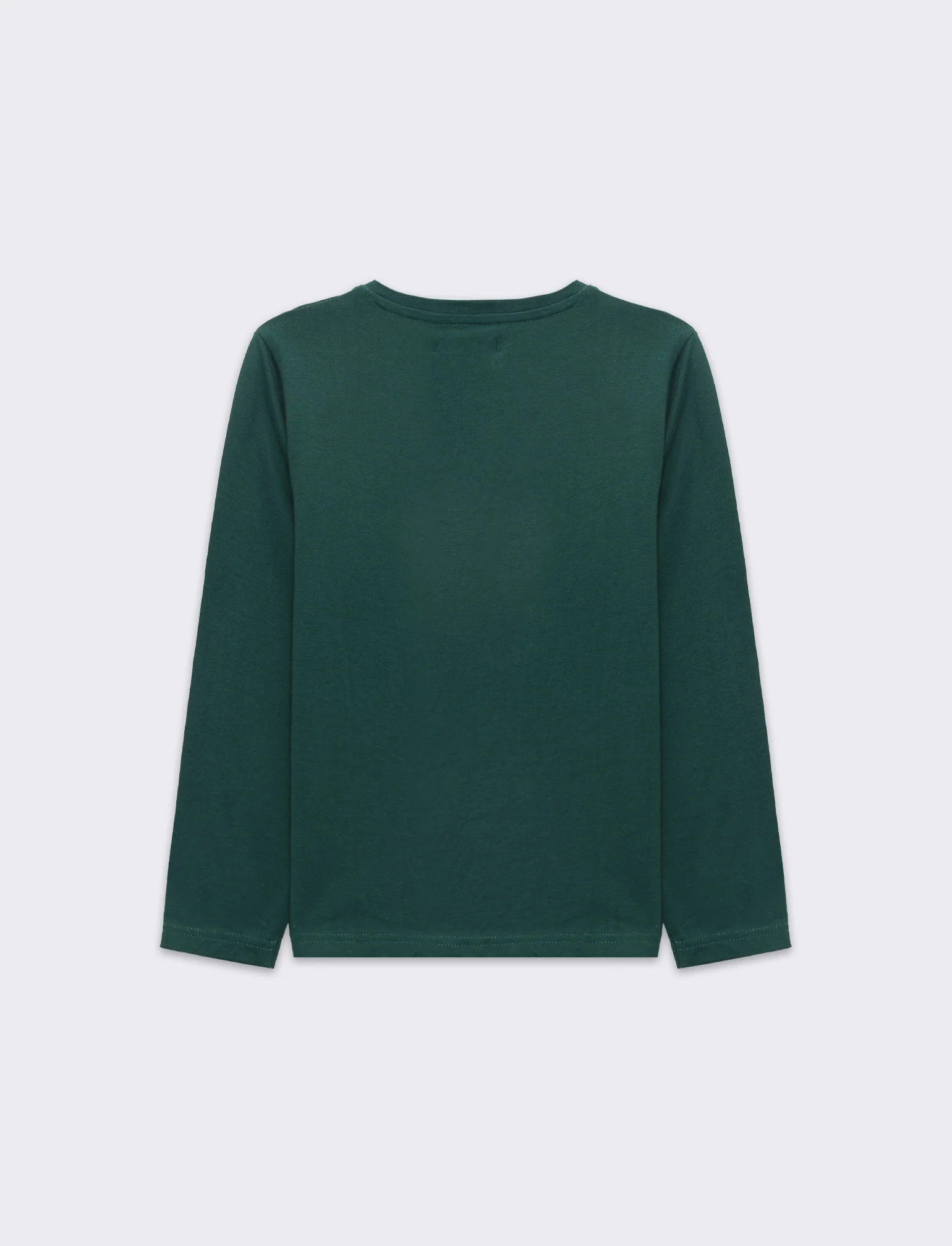T-shirt in jersey con stampa da bambino - Verde - Image 2