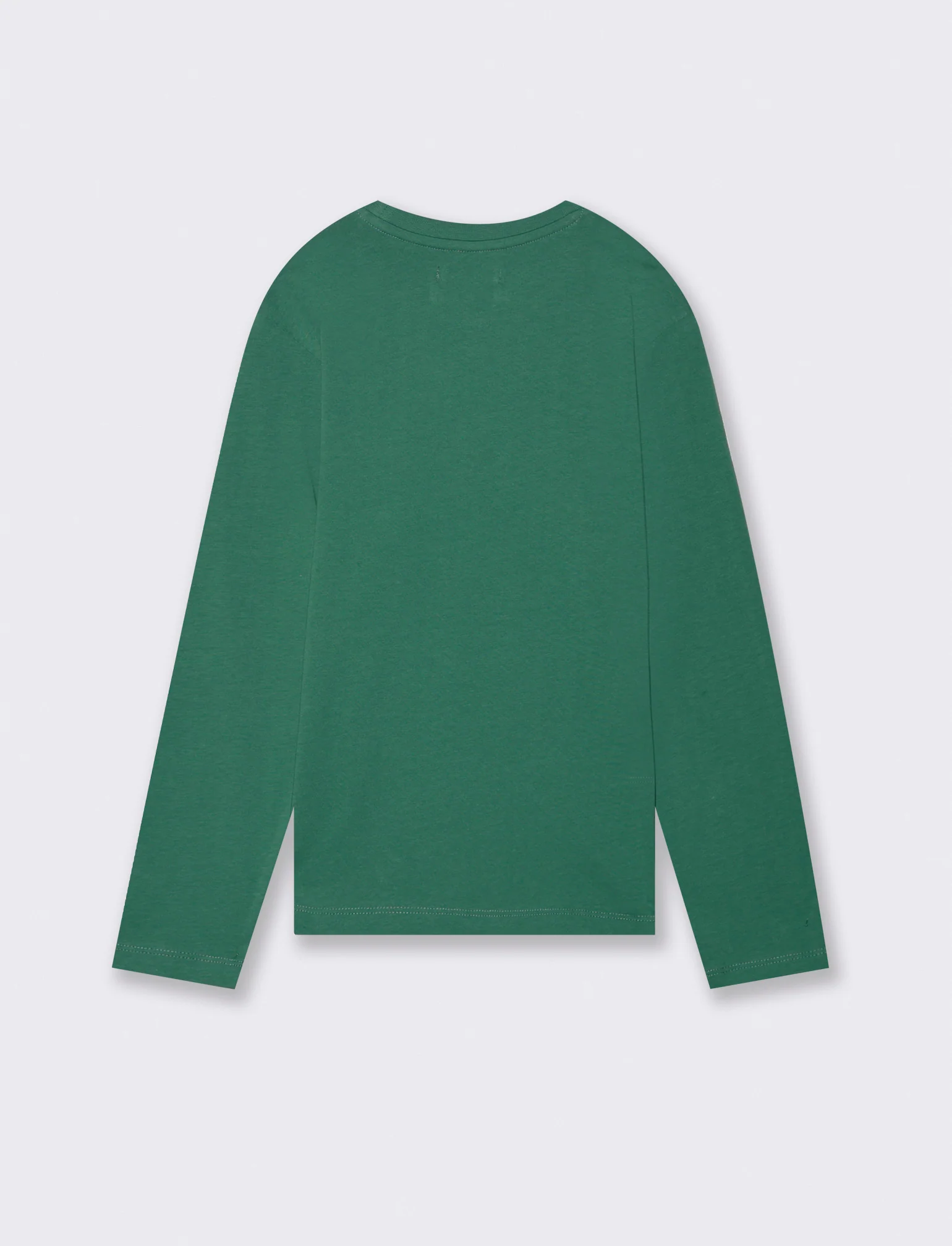 T-shirt in jersey con stampa. - Verde - Image 3