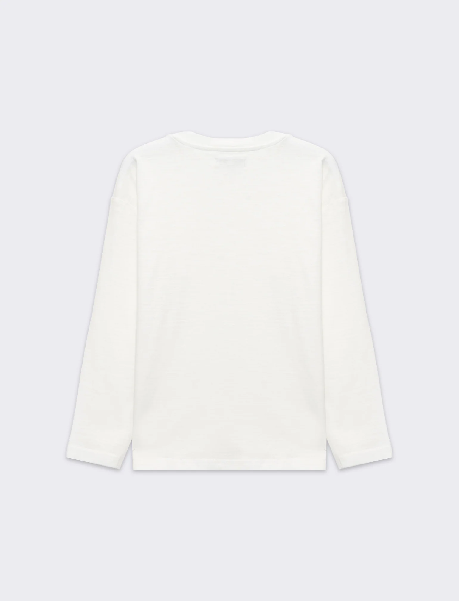 T-shirt in jersey fiammato da bambino - Bianco latte - Image 2