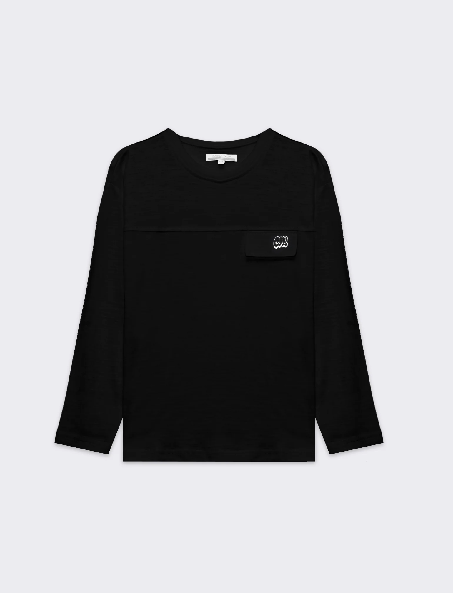 T-shirt in jersey fiammato da bambino - Nero - Image 4
