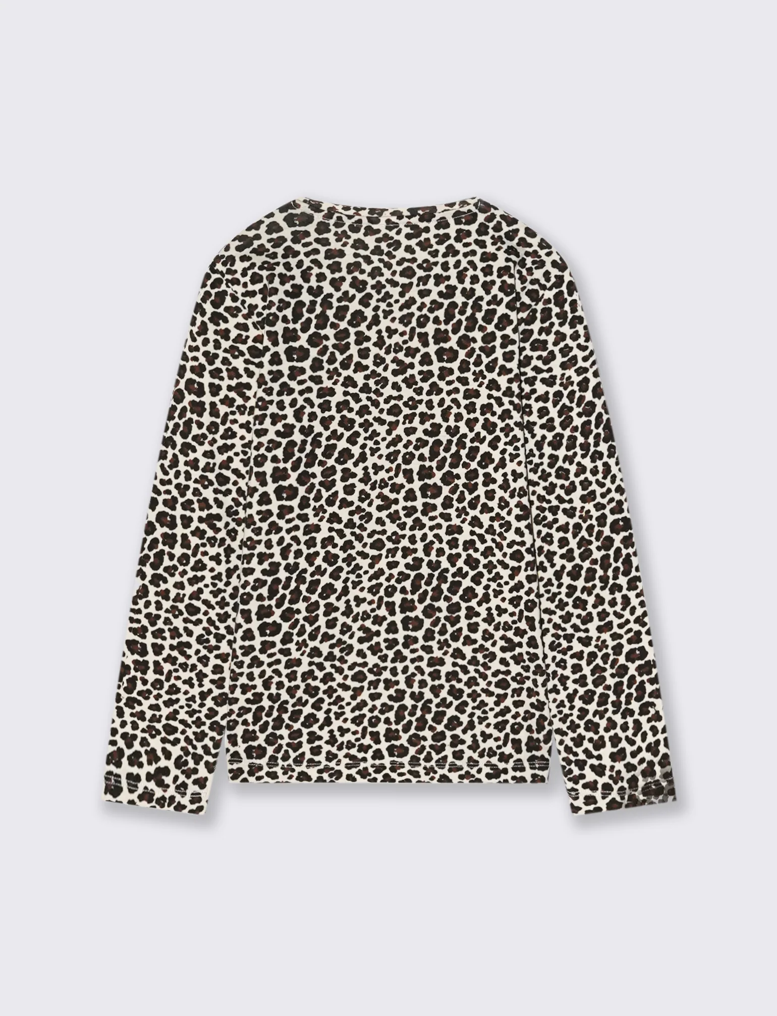 T-shirt in jersey stampata da bambina - Leopardato - Image 3