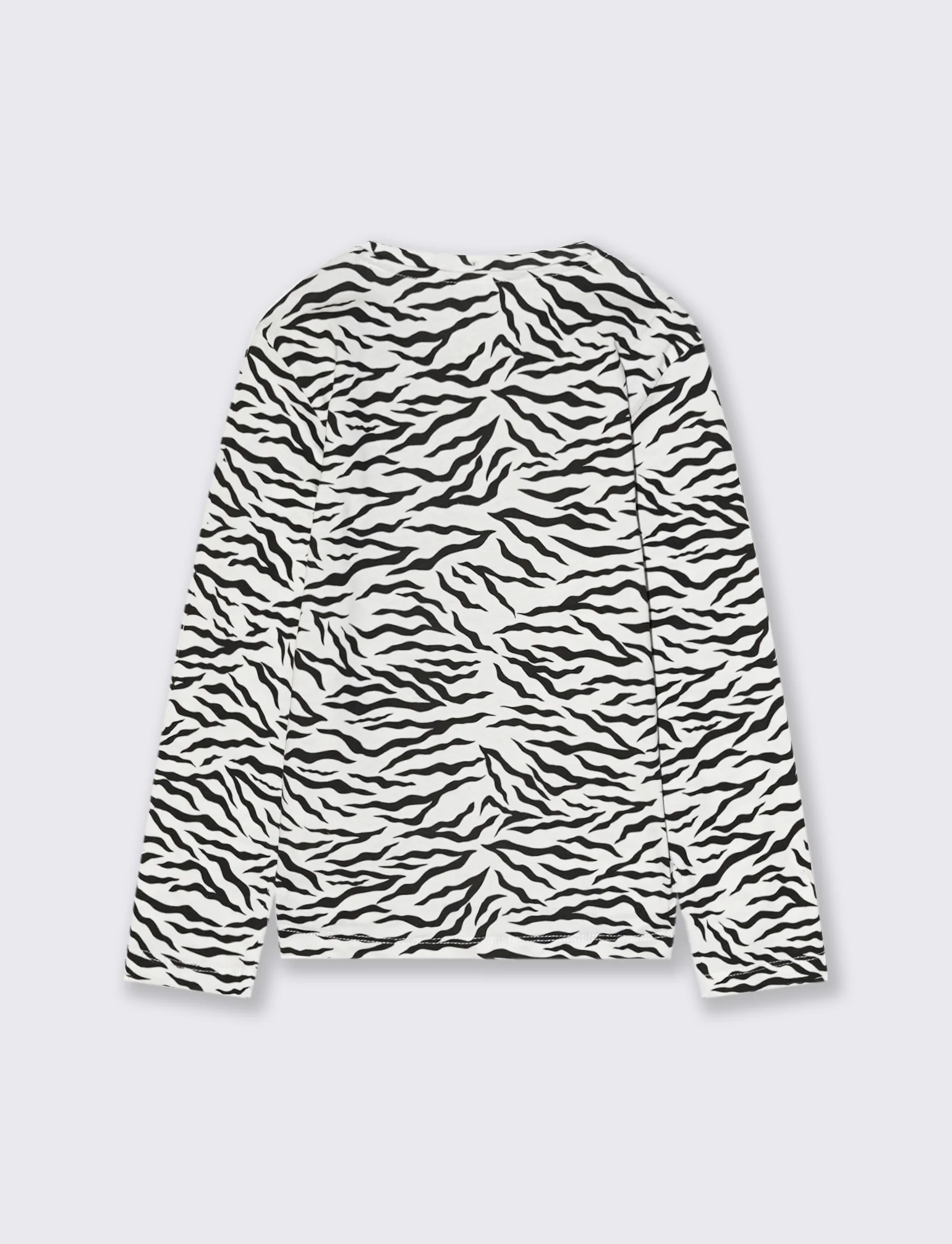 T-shirt in jersey stampata da bambina - Zebrato - Image 3