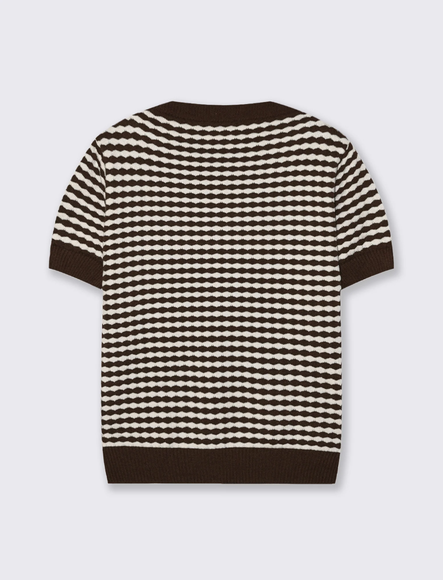 t-shirt in maglia - Moro - Image 2