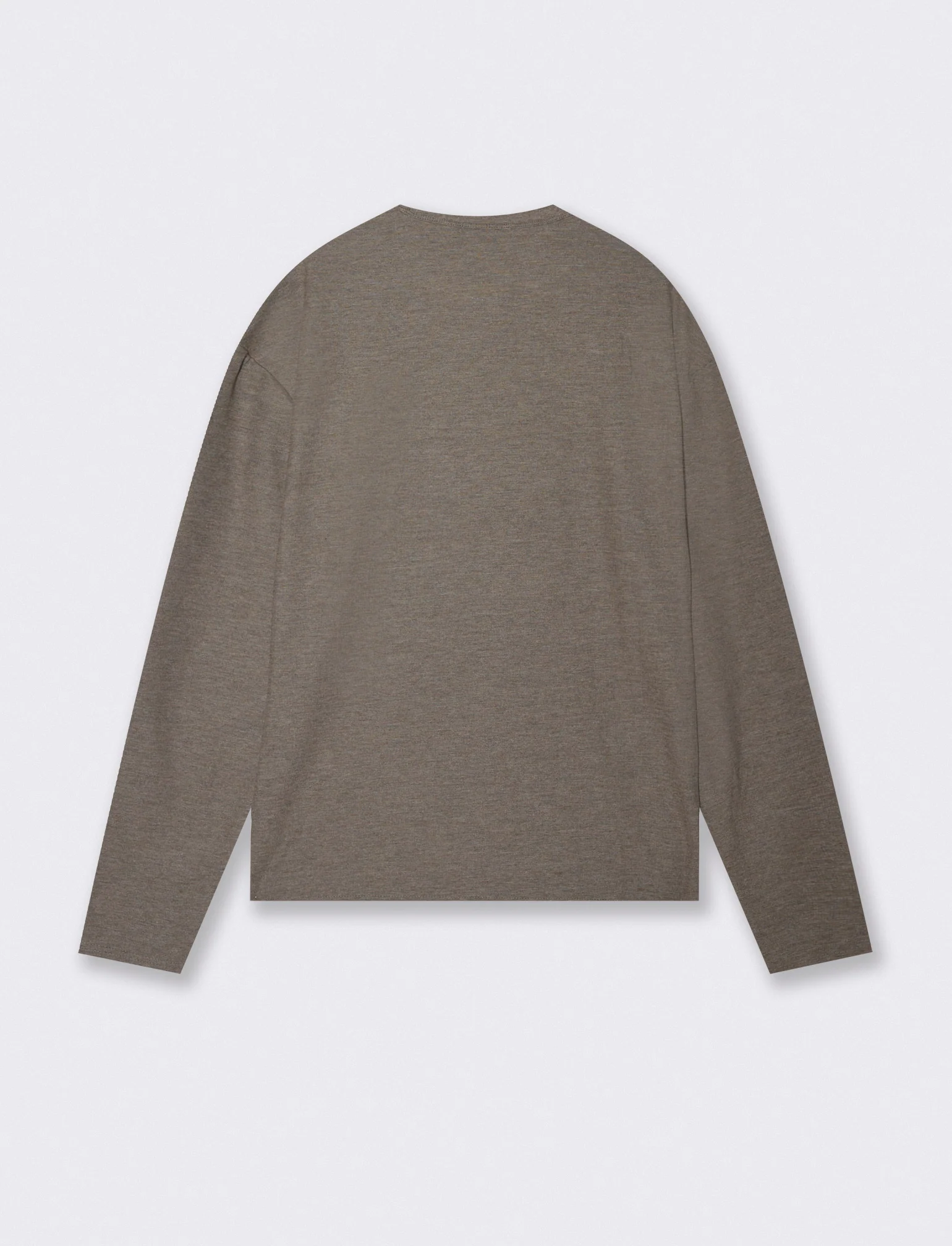 T-SHIRT  IN MICRO WAFFLE  REGULAR FIT - Verde kaki - Image 2