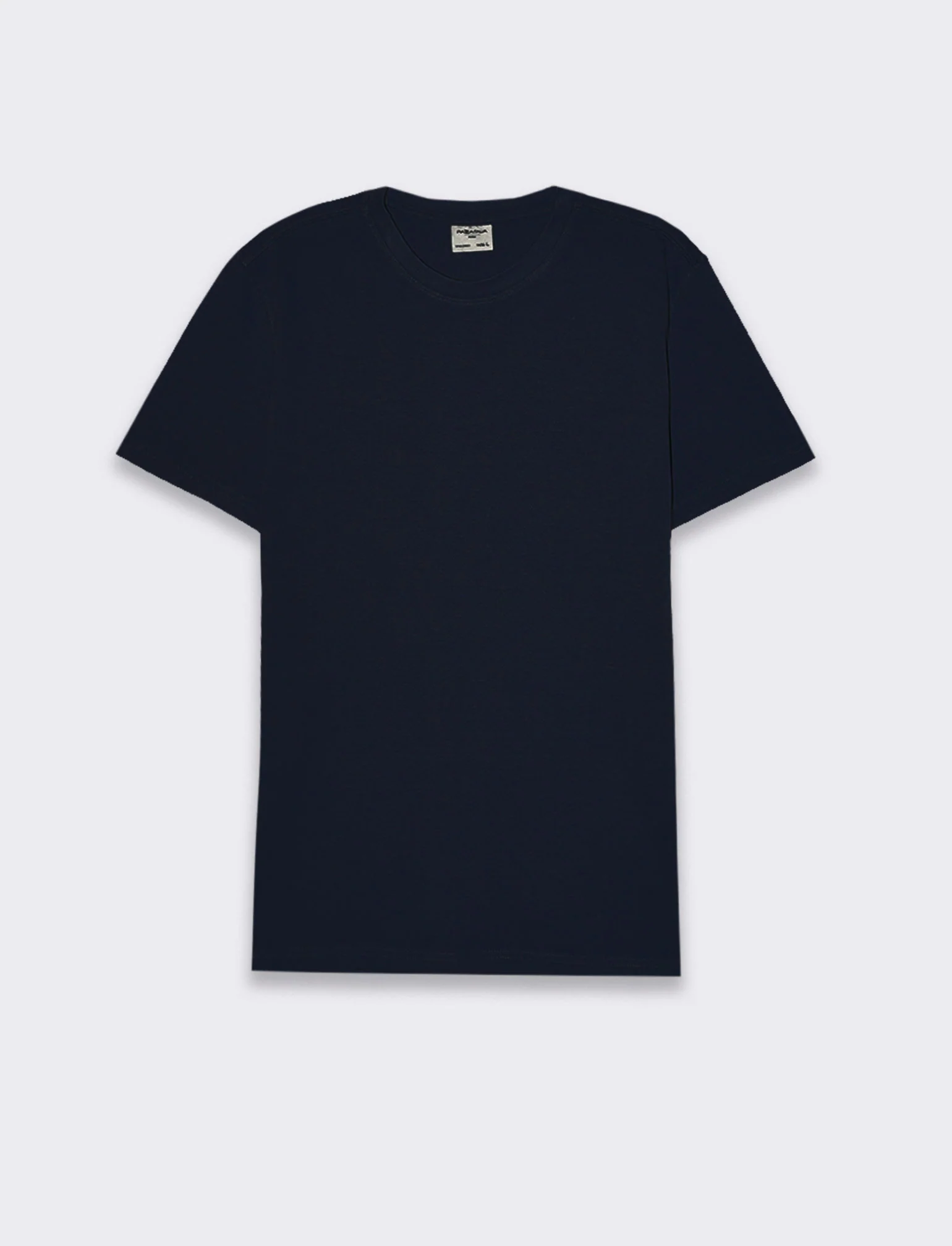 T-shirt in piquet di cotone da uomo - Blu - Image 4