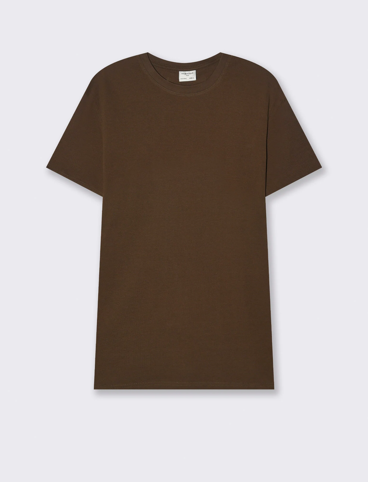 T-shirt in piquet di cotone da uomo - Moro - Image 4