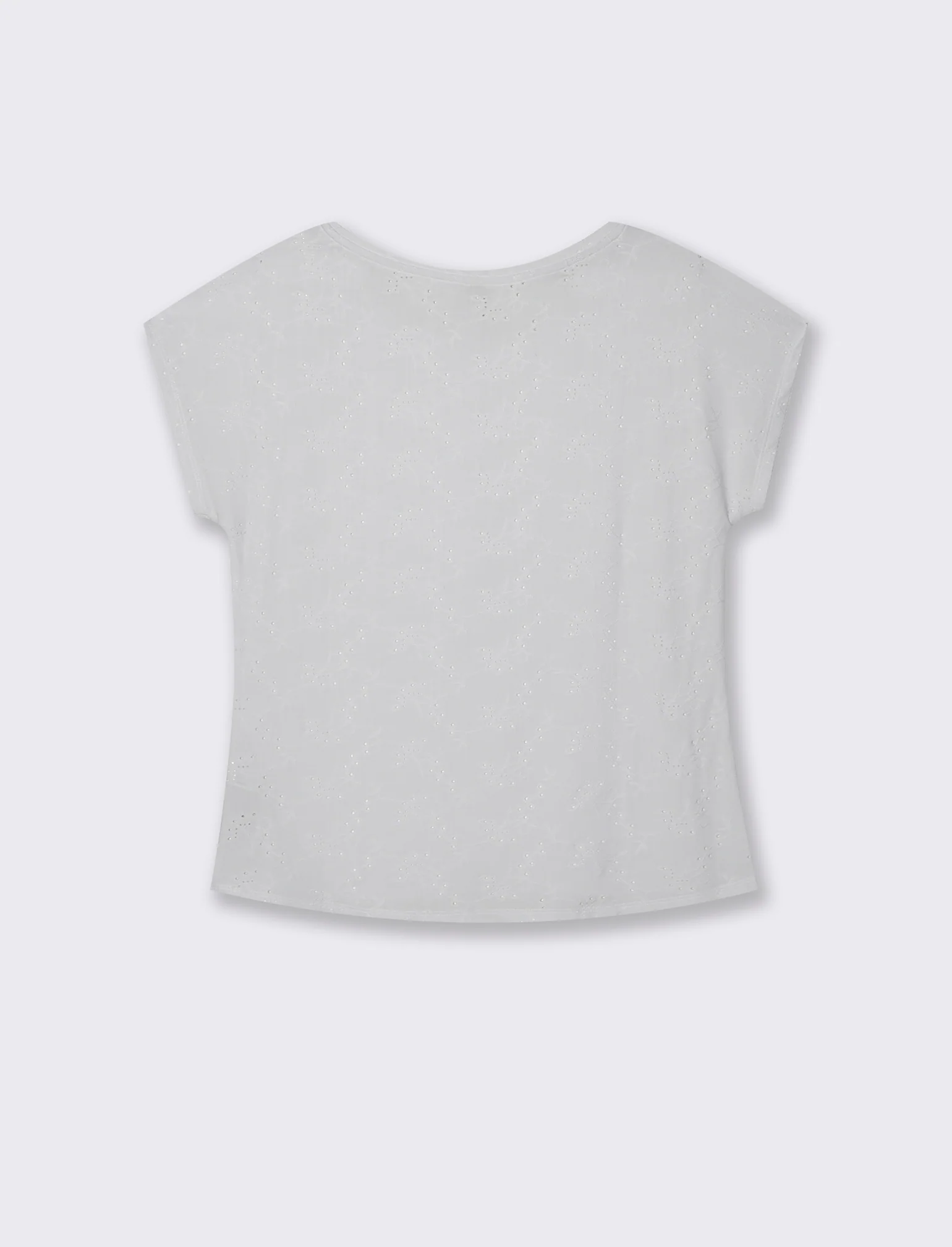 T-shirt in pizzo da donna - Bianco - Image 2