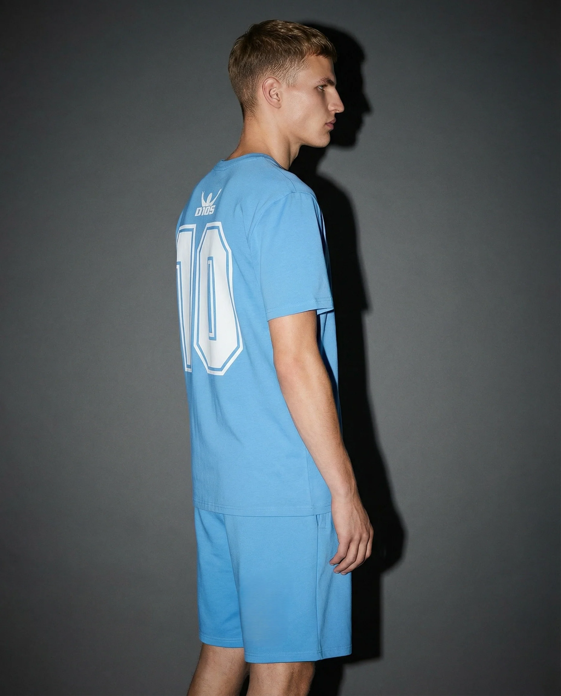 T-shirt Jersey Premium D10S Stampa - Bluette - Image 2