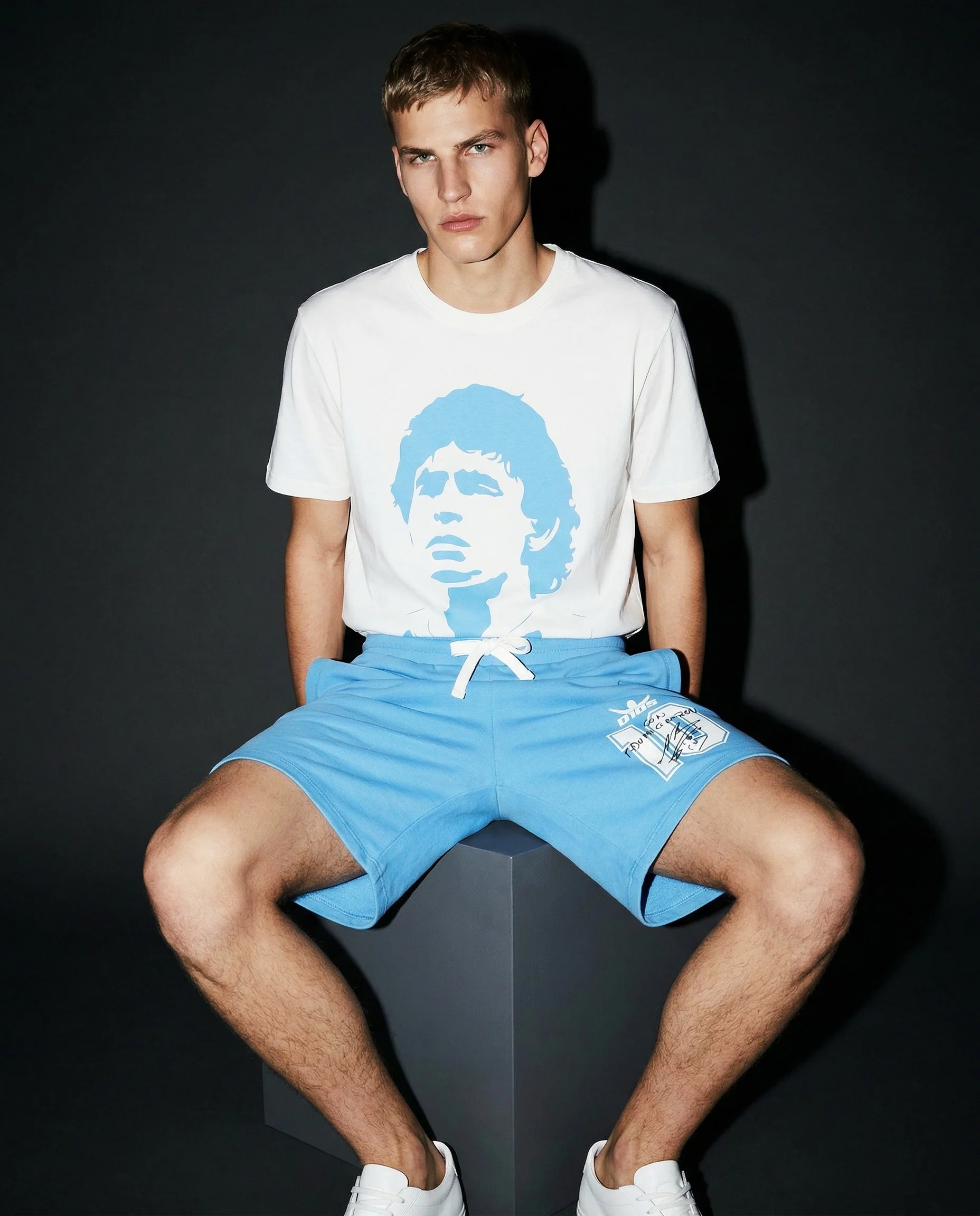 T-shirt Jersey Premium Stampa D10S - Bianco - Image 4