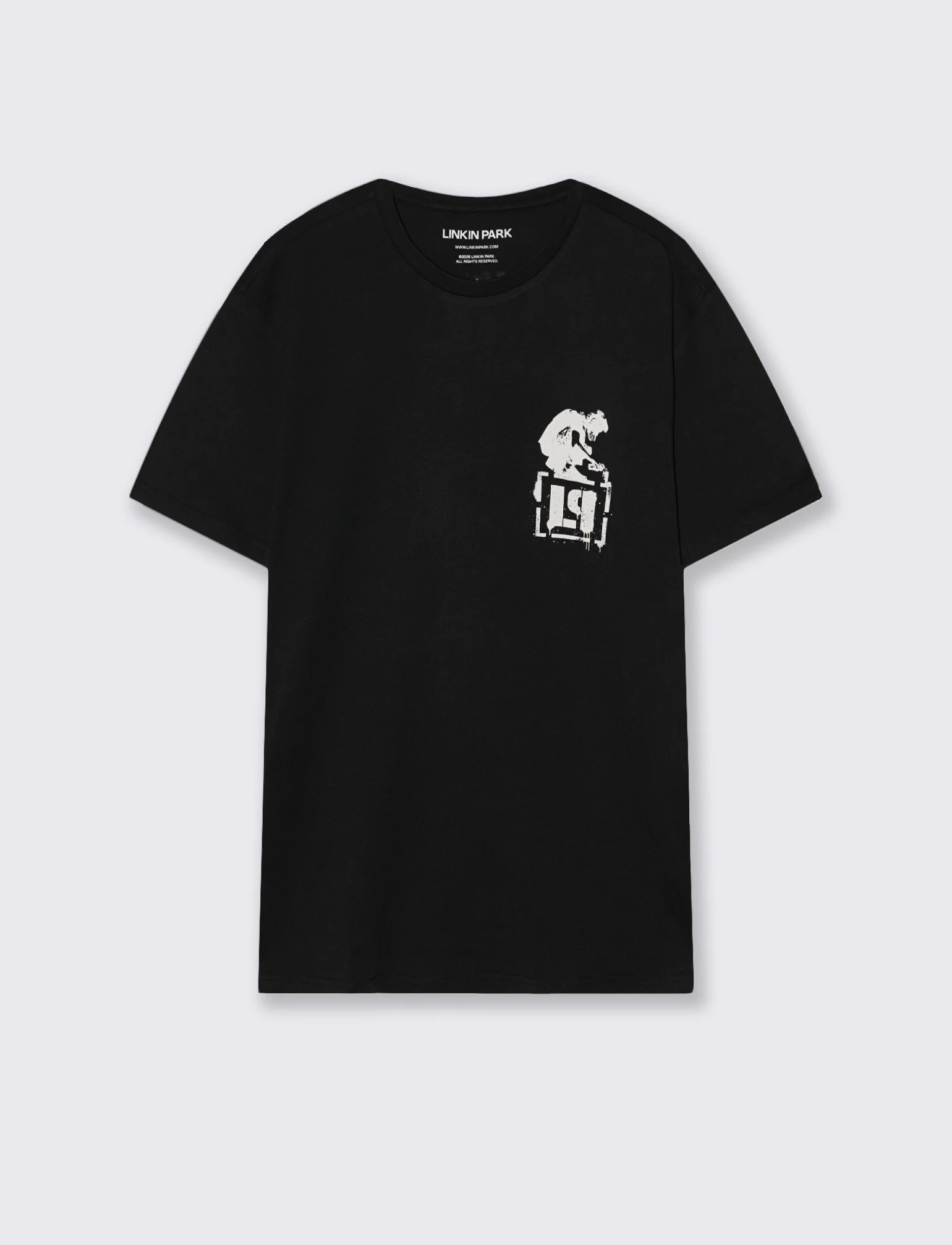 T-shirt Linkin Park con stampa esclusiva - Nero