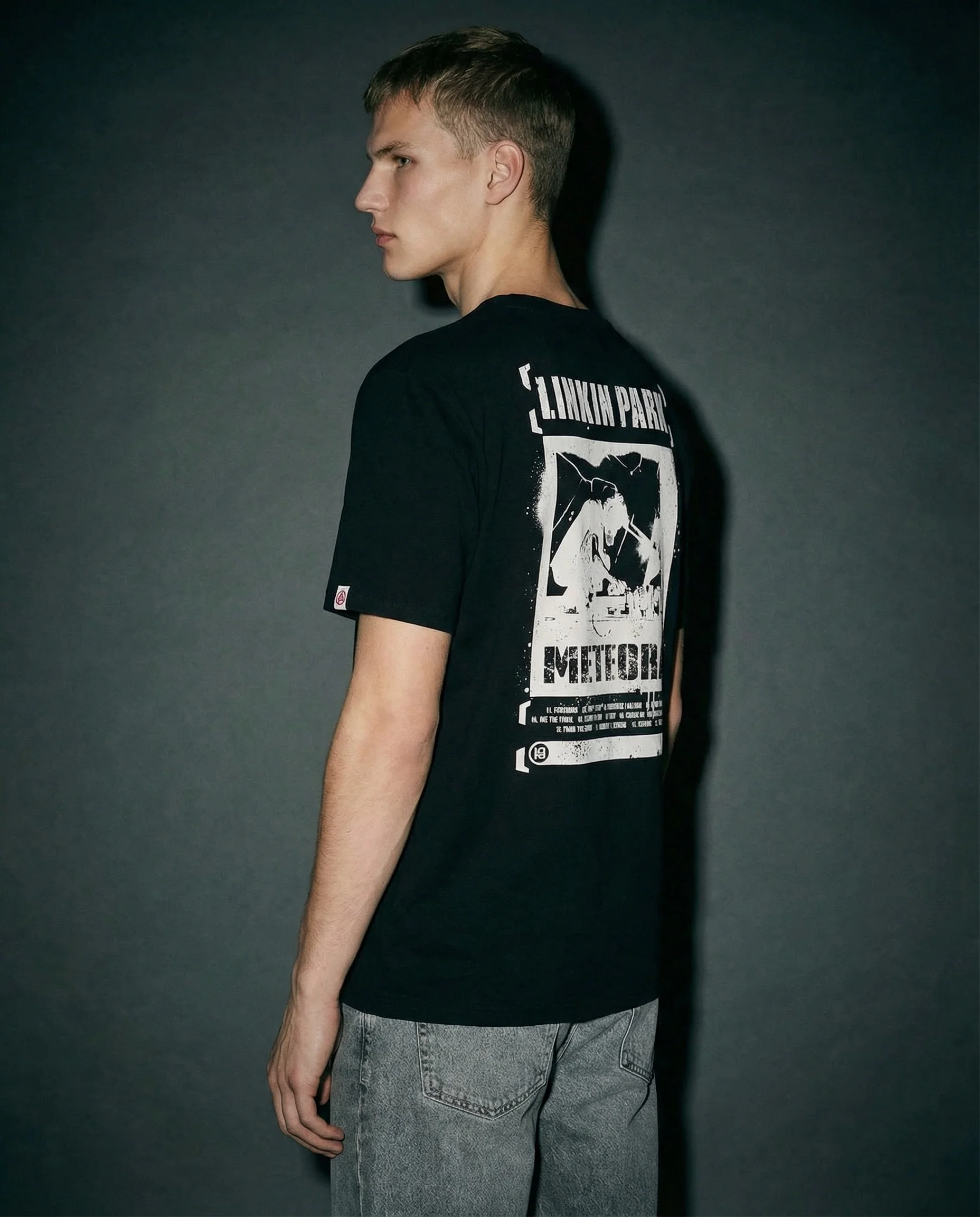 T-shirt Linkin Park con stampa esclusiva - Nero - Image 4