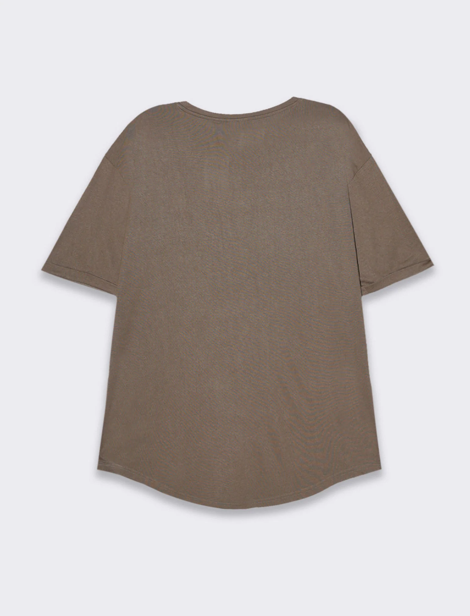 T-shirt loose fit da uomo - Grigio fango - Image 2