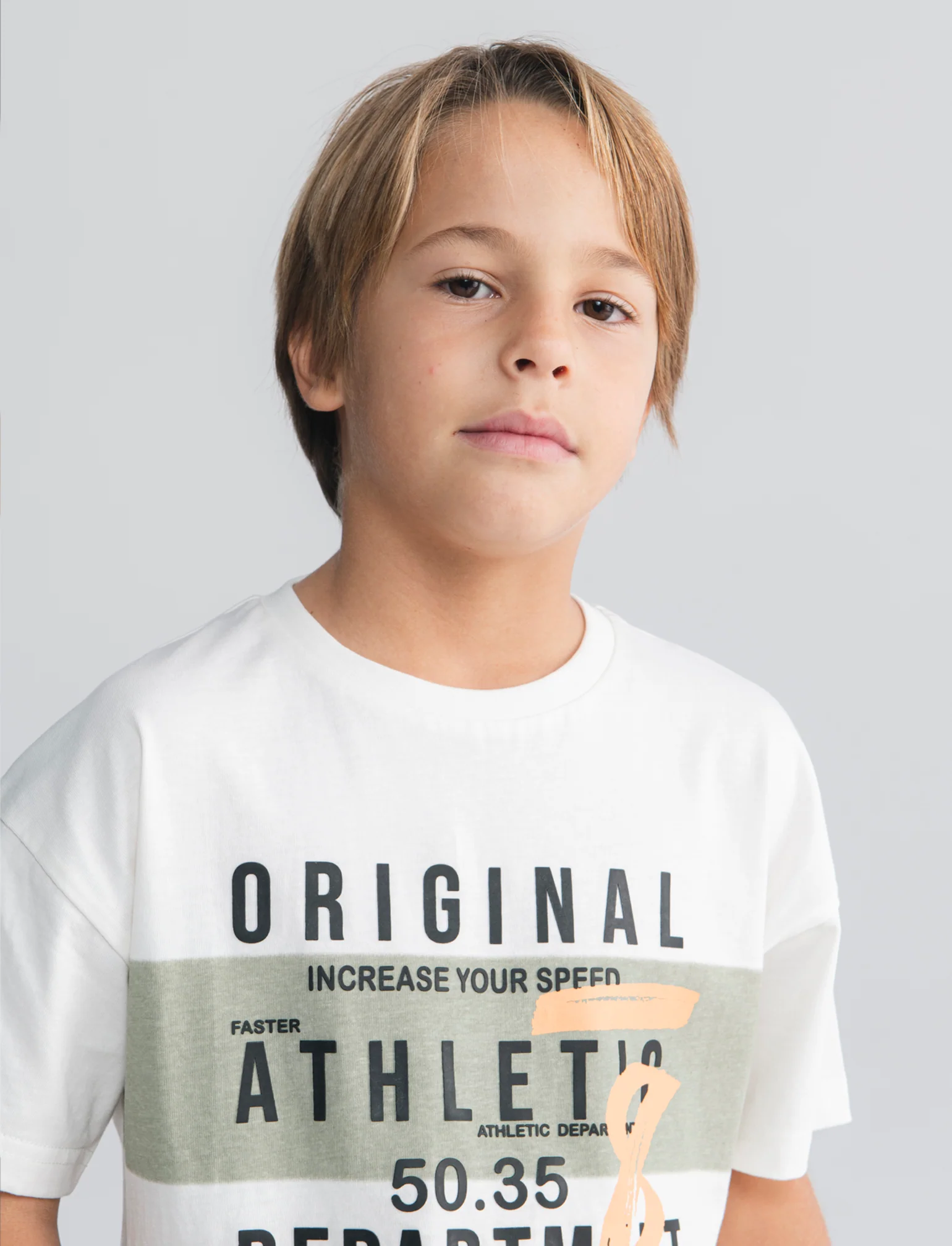 T-shirt loose in cotone con stampa estiva - Bianco latte - Image 3