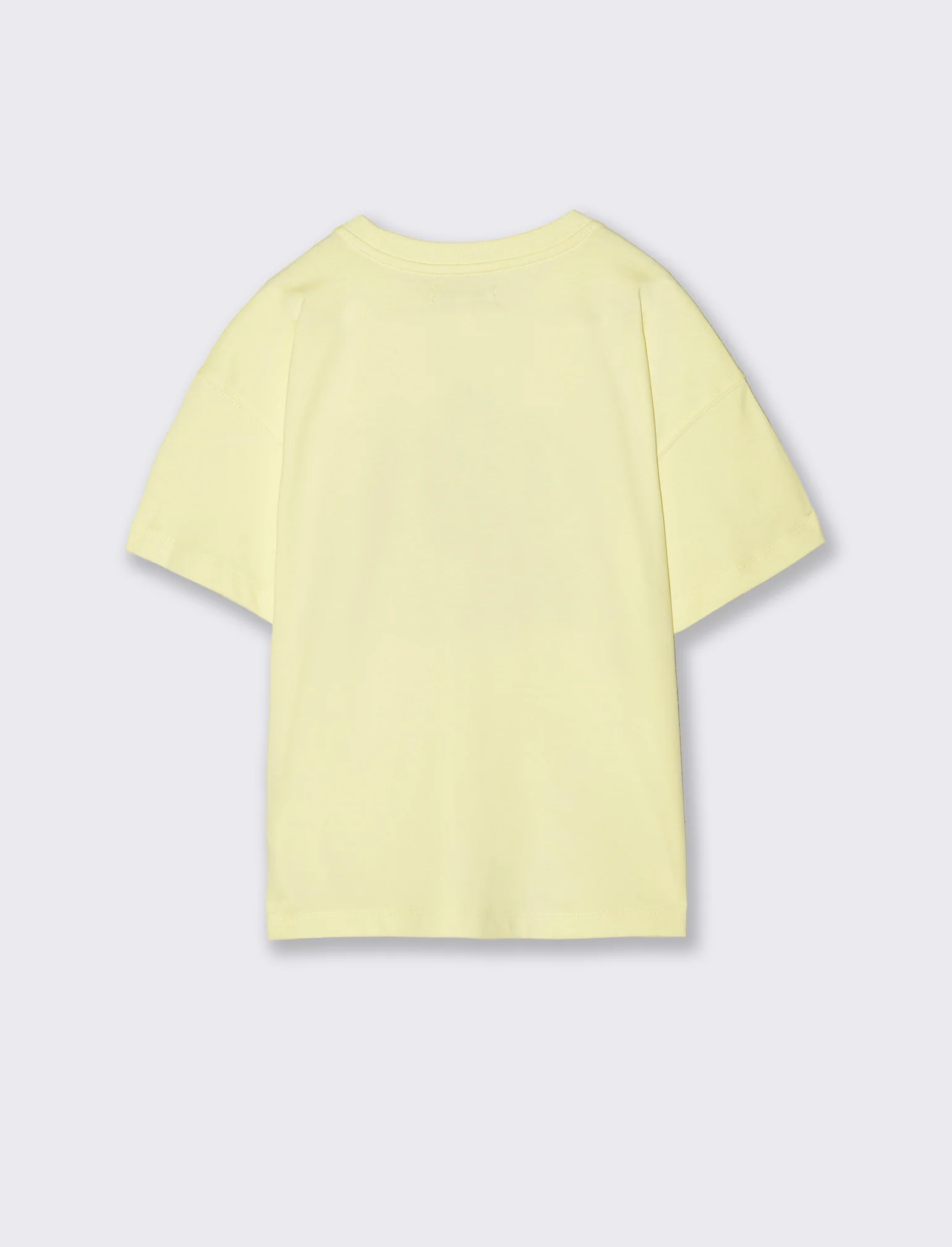 T-shirt Loose mezza manica estiva - Giallo - Image 2