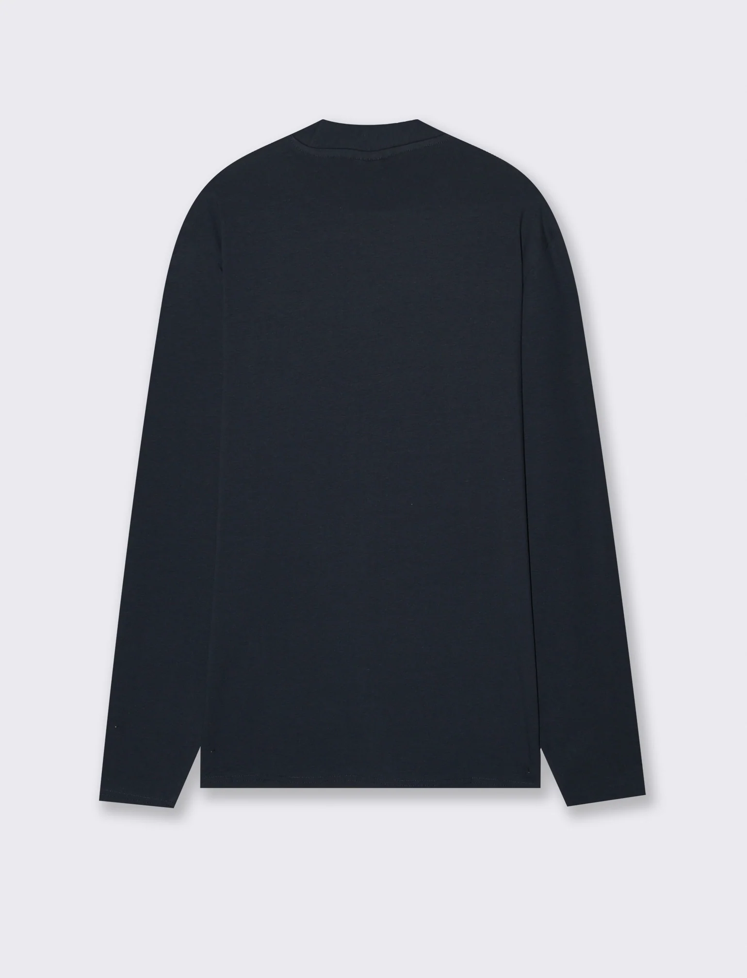 T-SHIRT LUPETTO BASIC SLIM FIT - Blu - Image 2