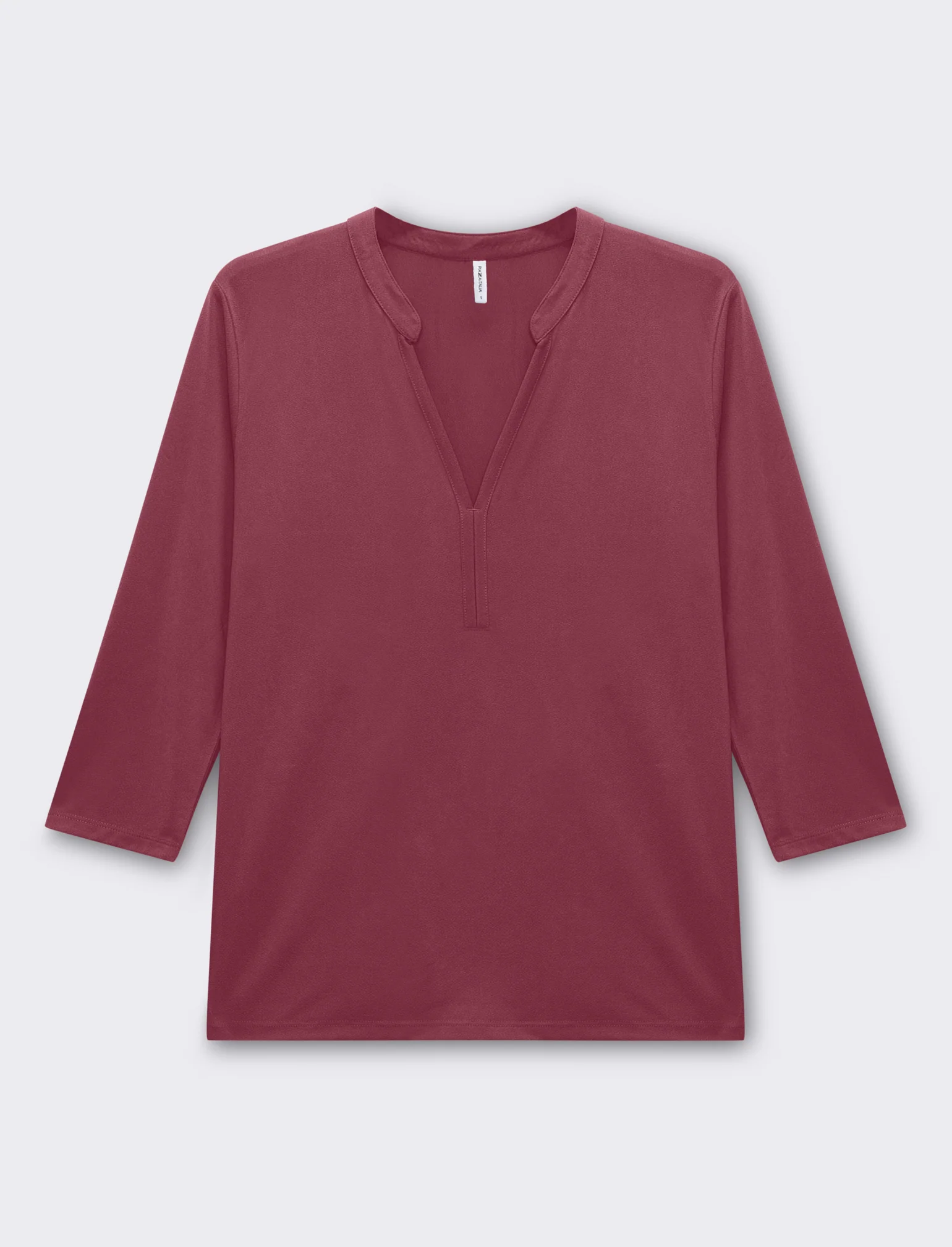 T-shirt manica 3/4 da donna - Rosa cipolla - Image 4