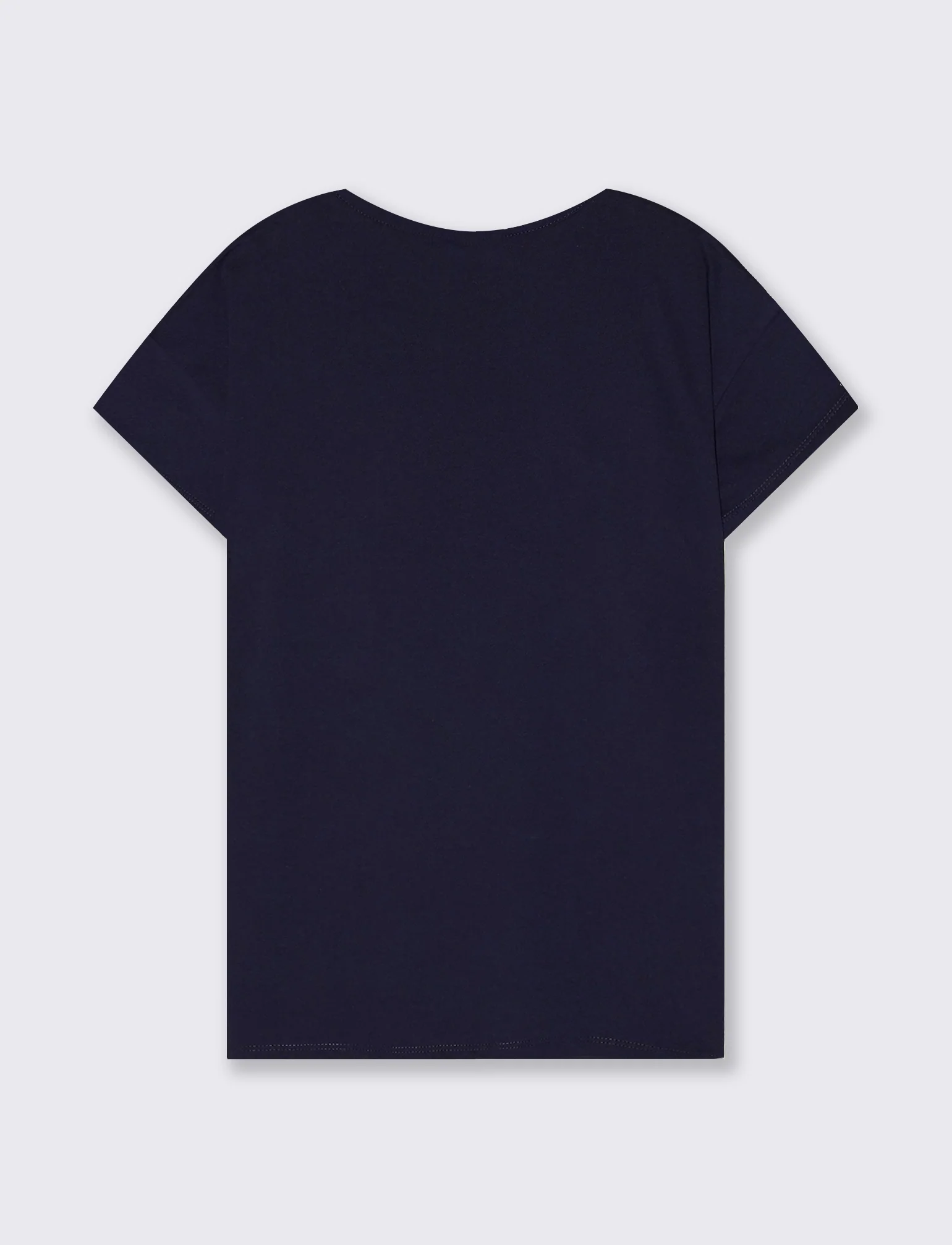 T-Shirt Manica Corta con Stampa e Paillettes - var 2 - Image 2