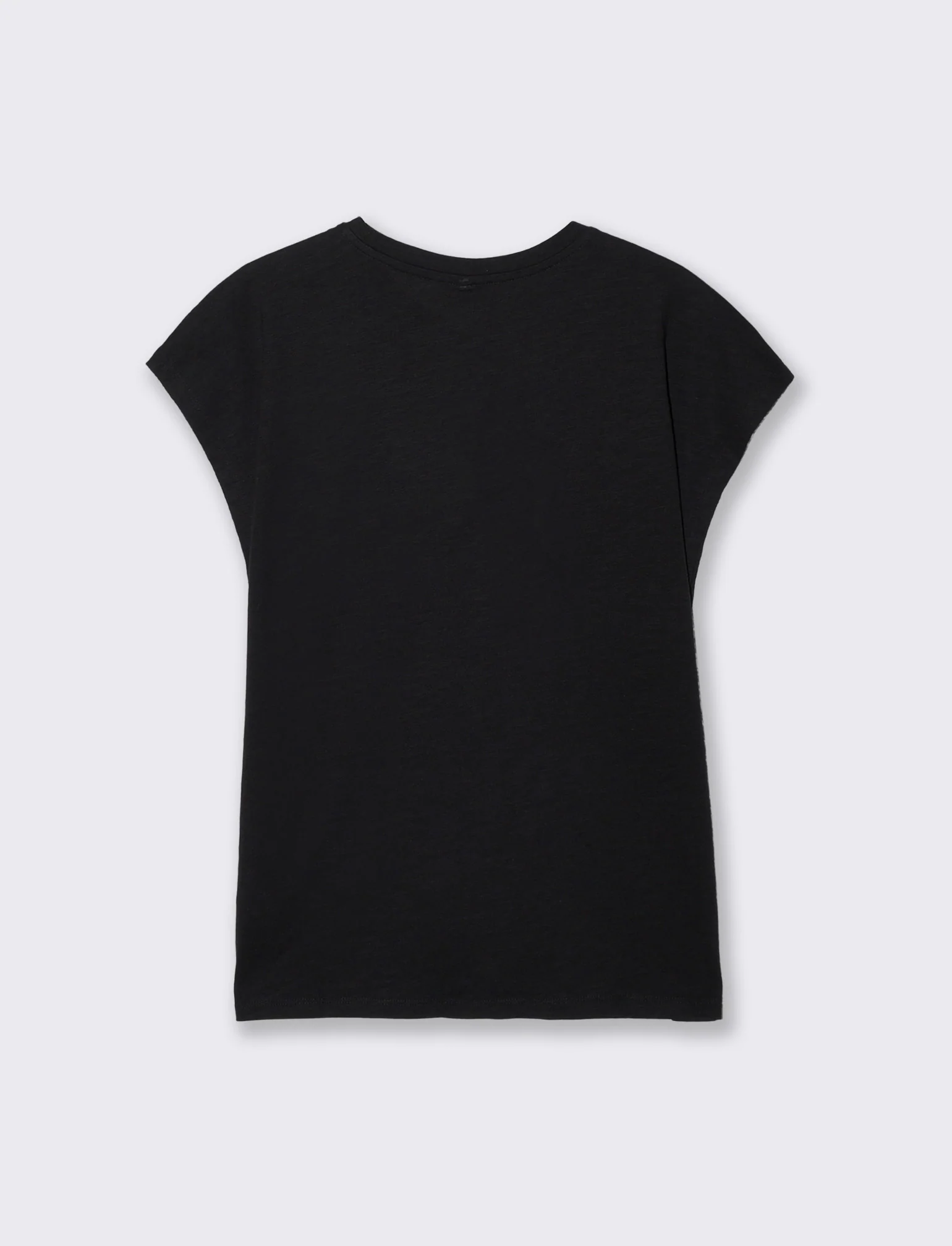 T-shirt manica corta con stampa - Nero - Image 2