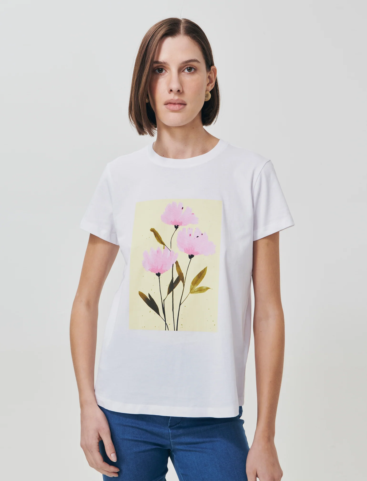T-Shirt Manica Corta con Stampa - var 3