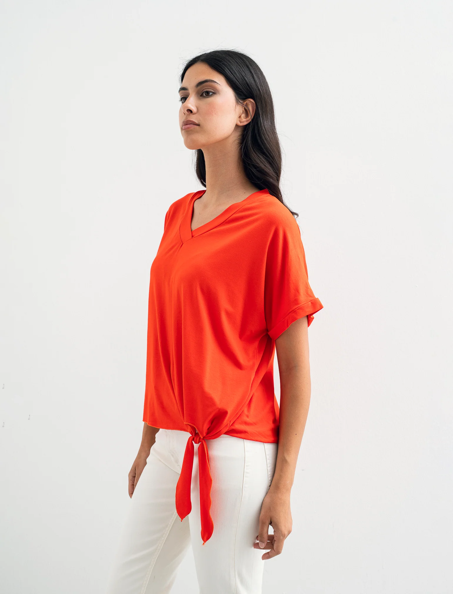 T-SHIRT MANICA CORTA - Corallo - Image 2