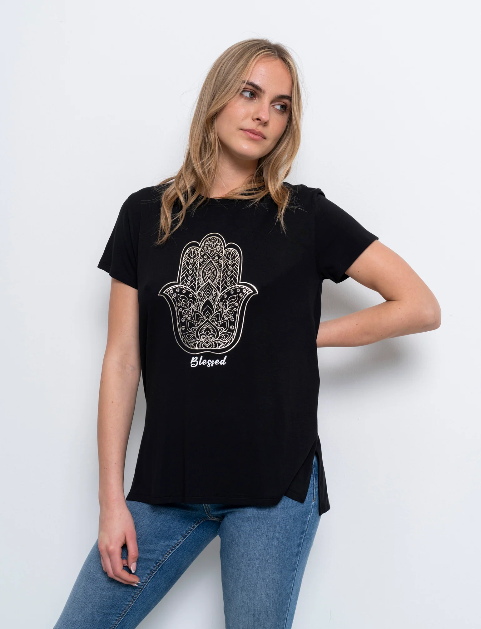 T-shirt manica corta da donna - var 1 - Image 3