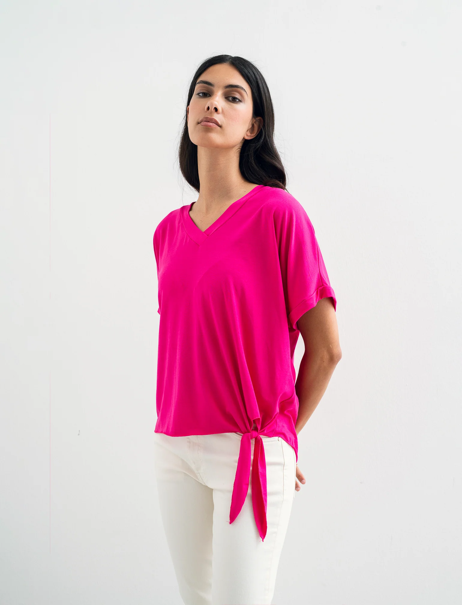 T-SHIRT MANICA CORTA - Fuxia - Image 2