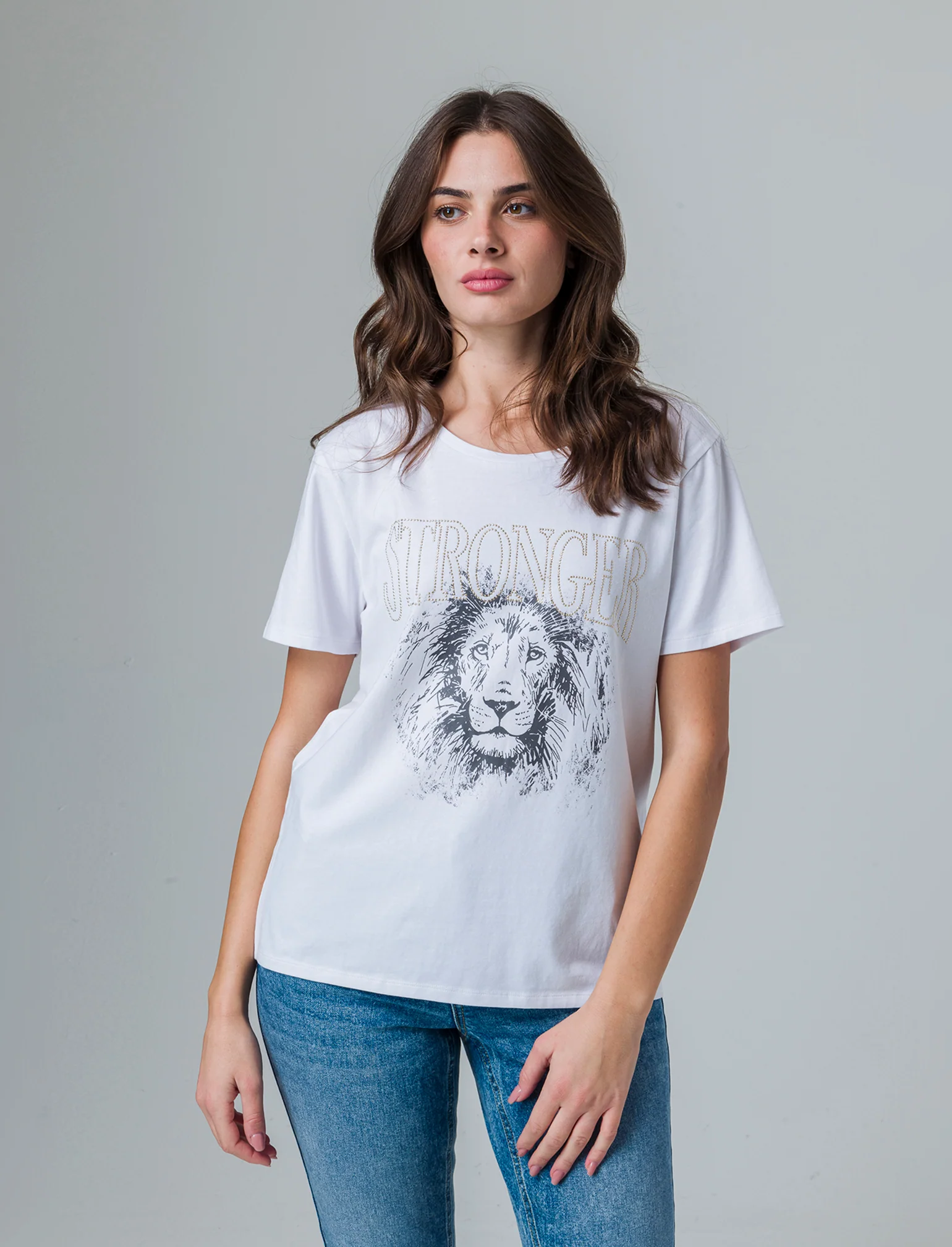 T-shirt manica corta stampata da donna - var 1 - Image 3