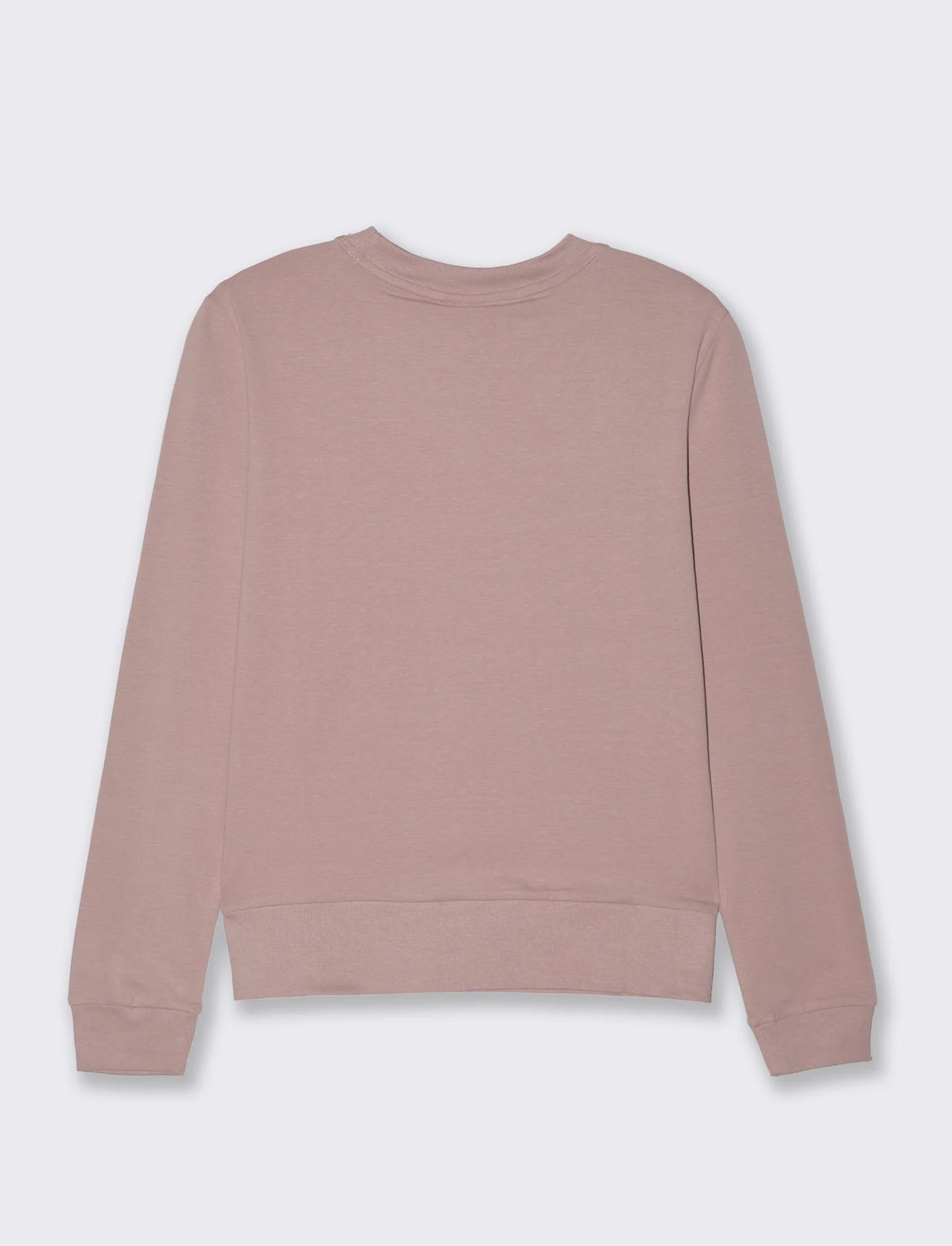 T-shirt manica lunga con stampa da donna - Rosa antico - Image 2