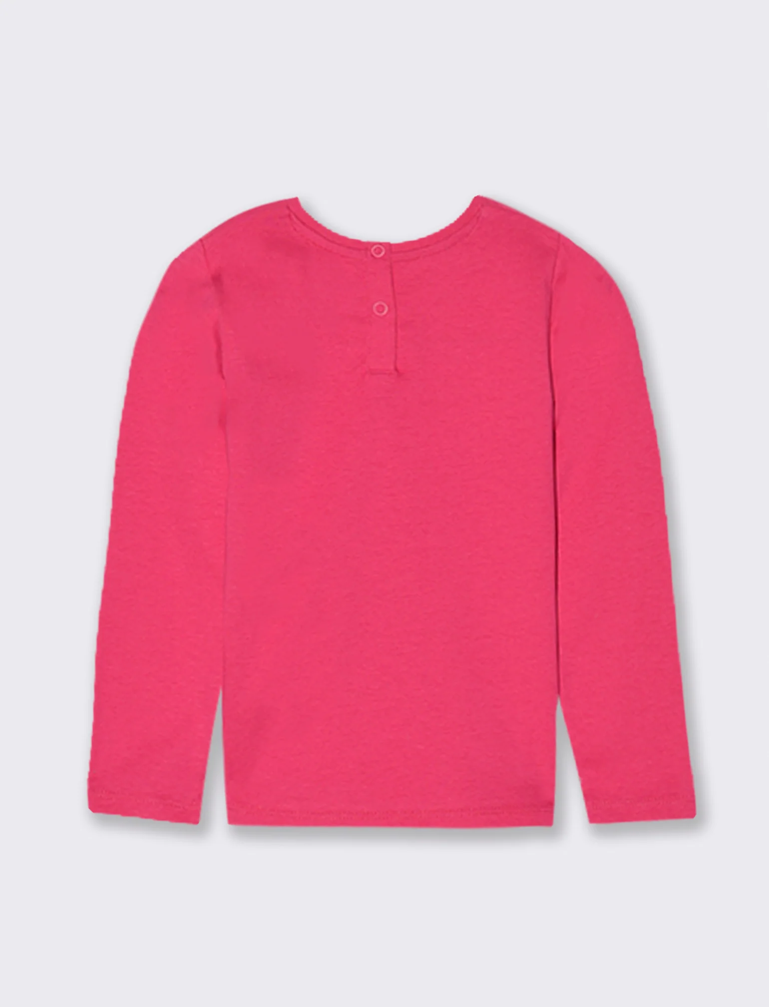 T-SHIRT MANICA LUNGA CON STAMPA - Fuxia - Image 2
