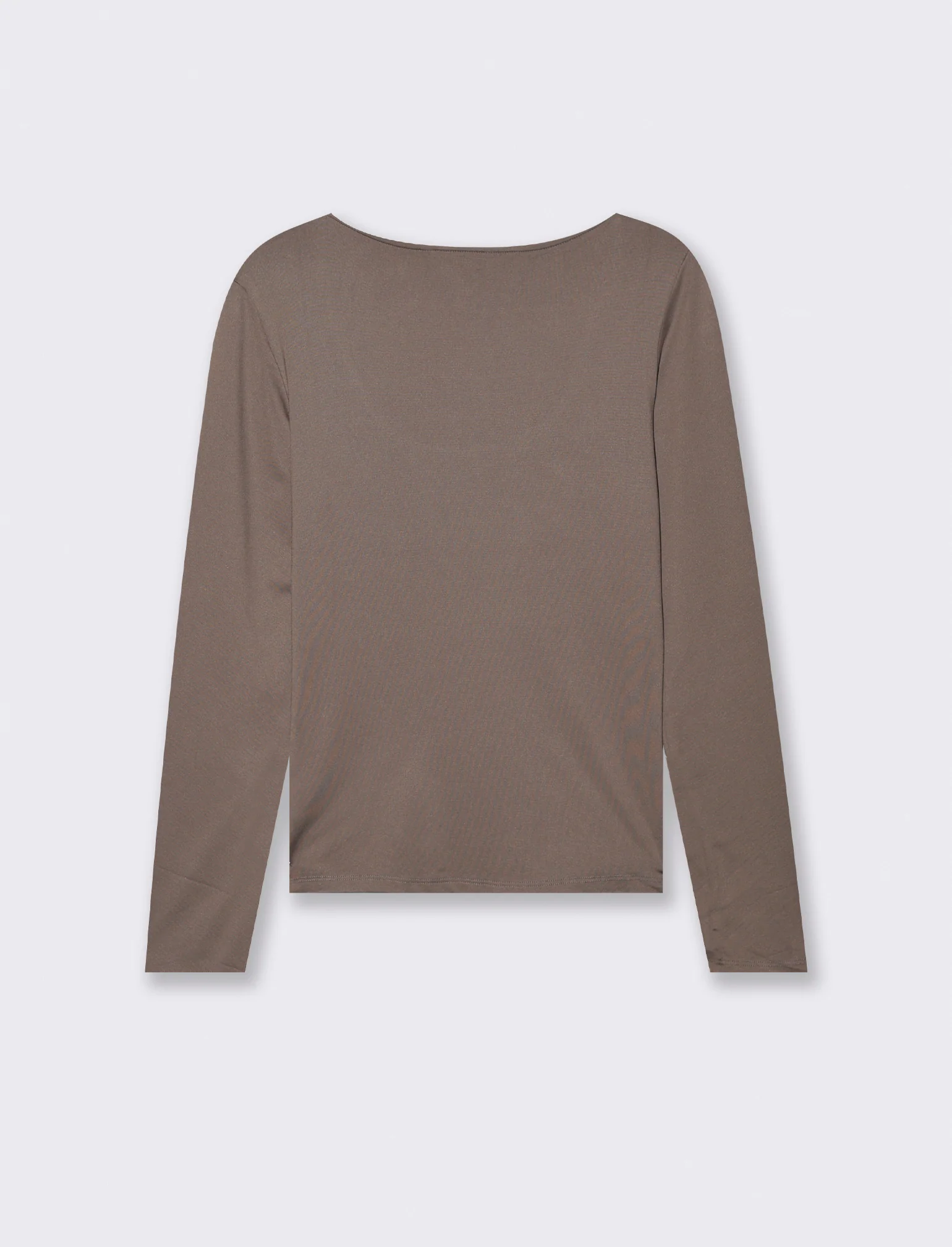 T-SHIRT MANICA LUNGA - Grigio tortora - Image 2