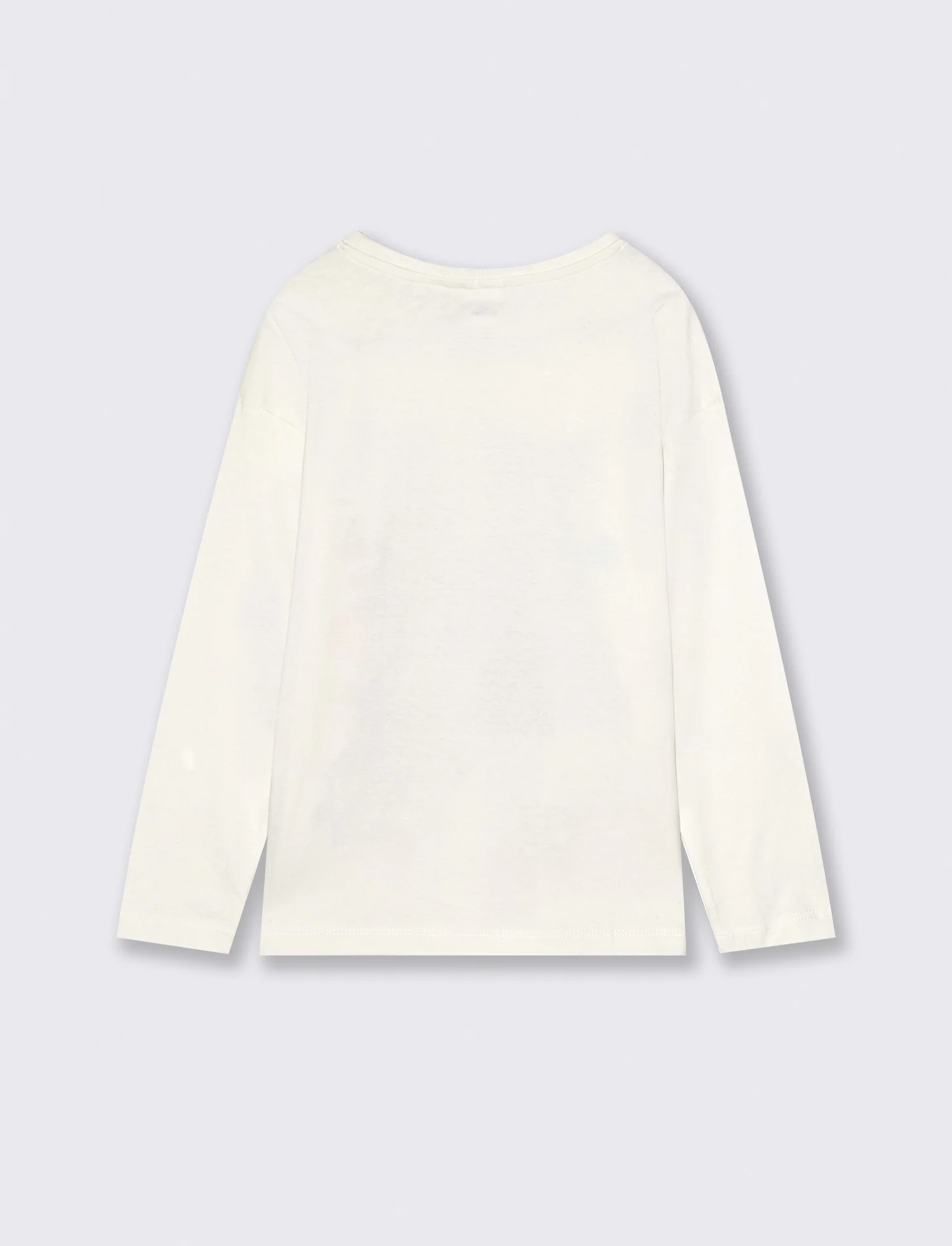 T-shirt manica lunga in cotone con stampa Hello Kitty and friends - Bianco - Image 2