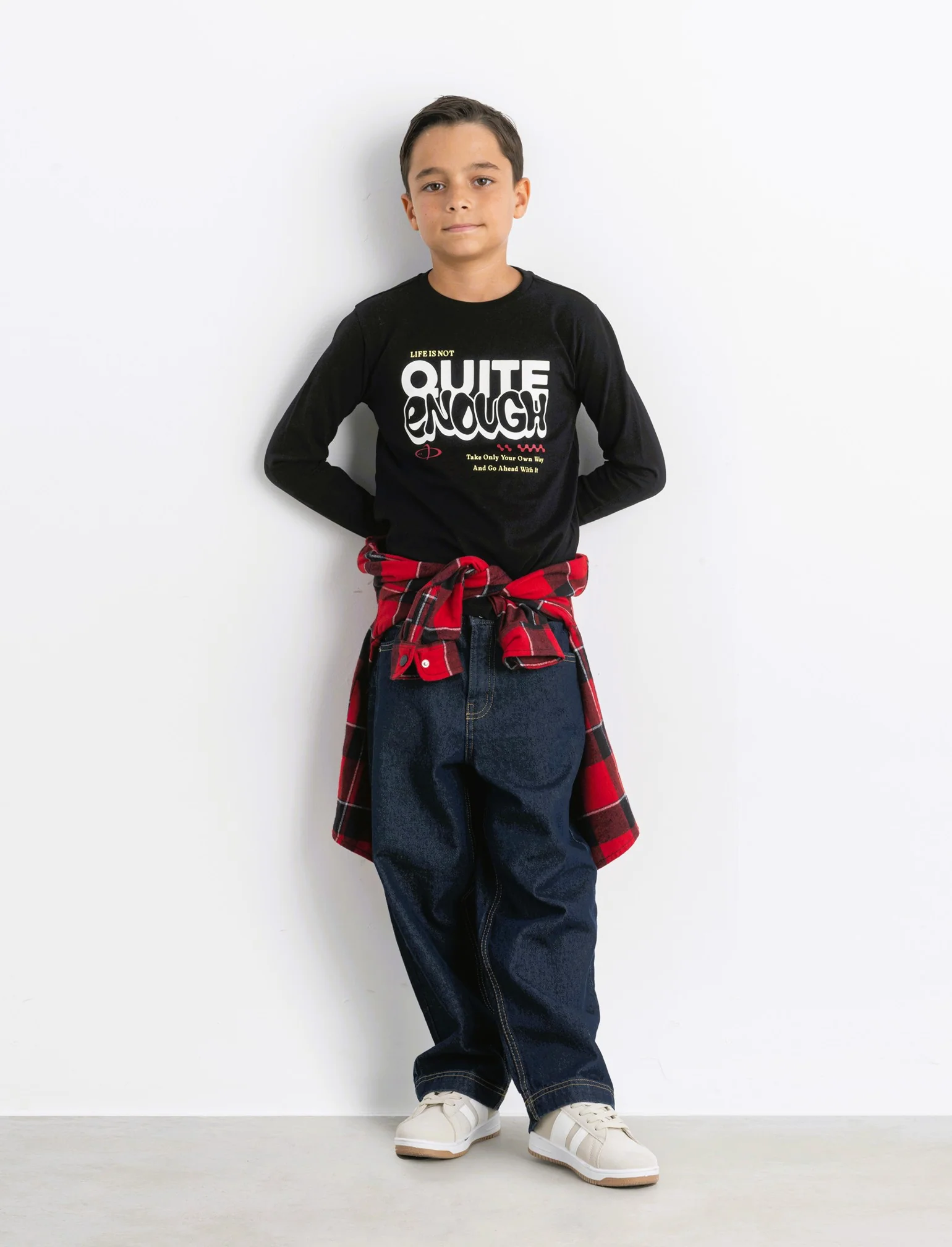 T-SHIRT MANICA LUNGA - Nero - Image 3