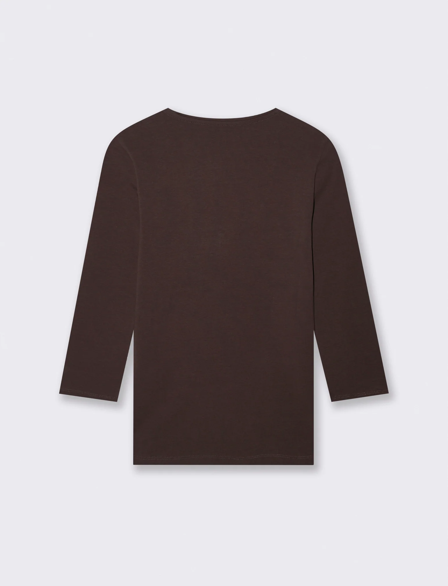 T-Shirt Manica Lunga Scollo a V - Moro - Image 2