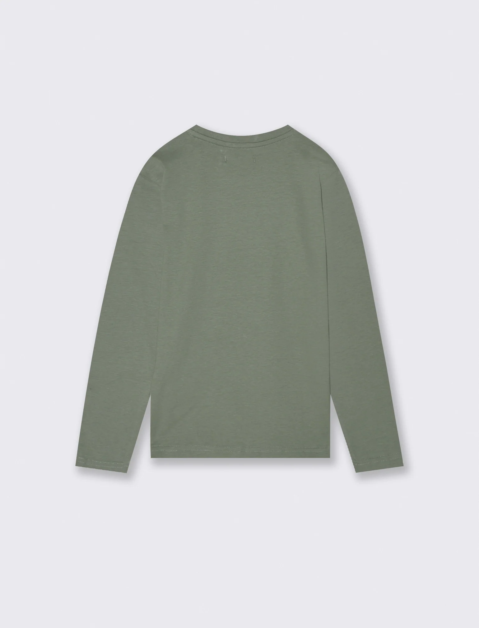 T-SHIRT MANICA LUNGA - Verde salvia - Image 2