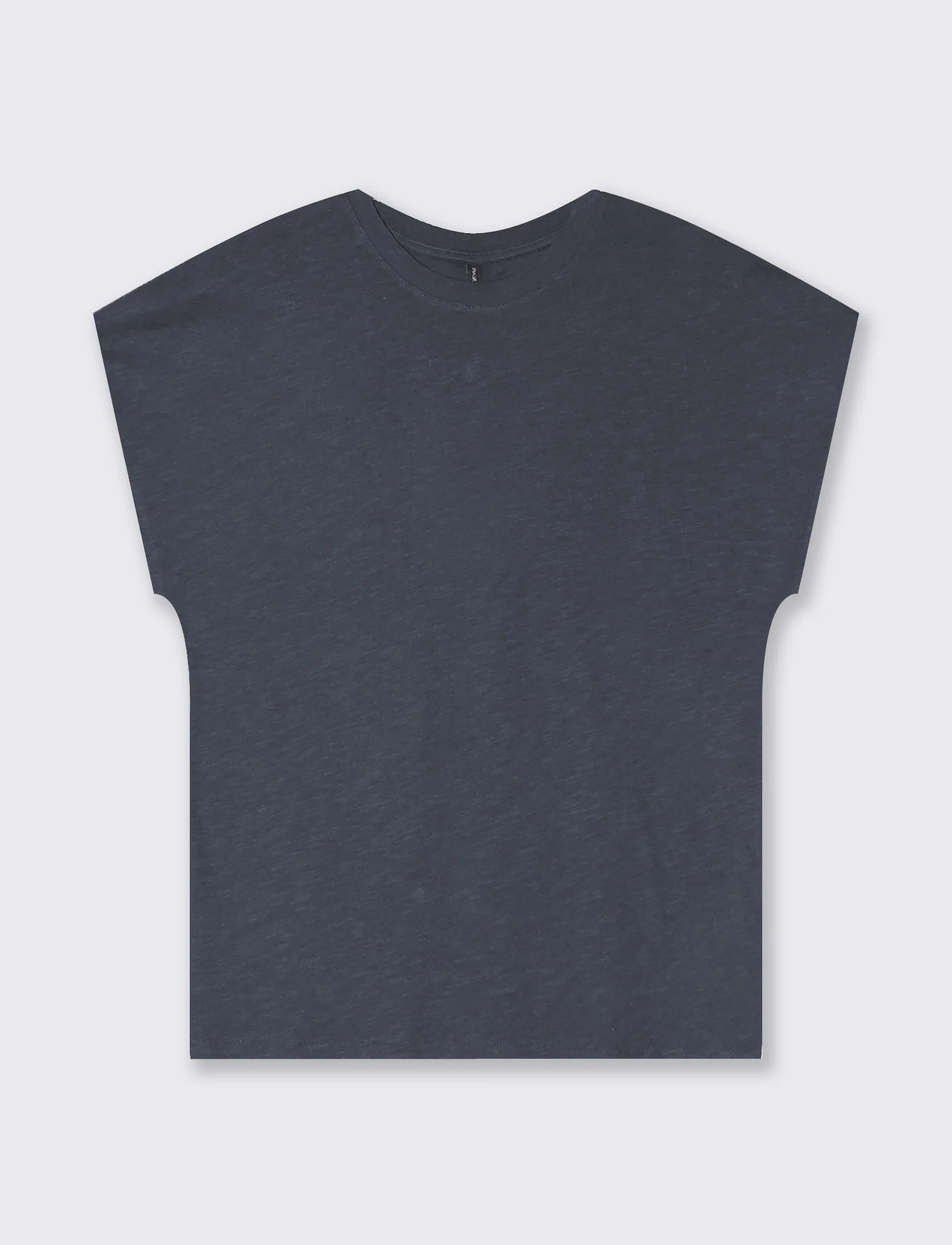 T-Shirt Manica T e Collo Tondo - Grigio piombo